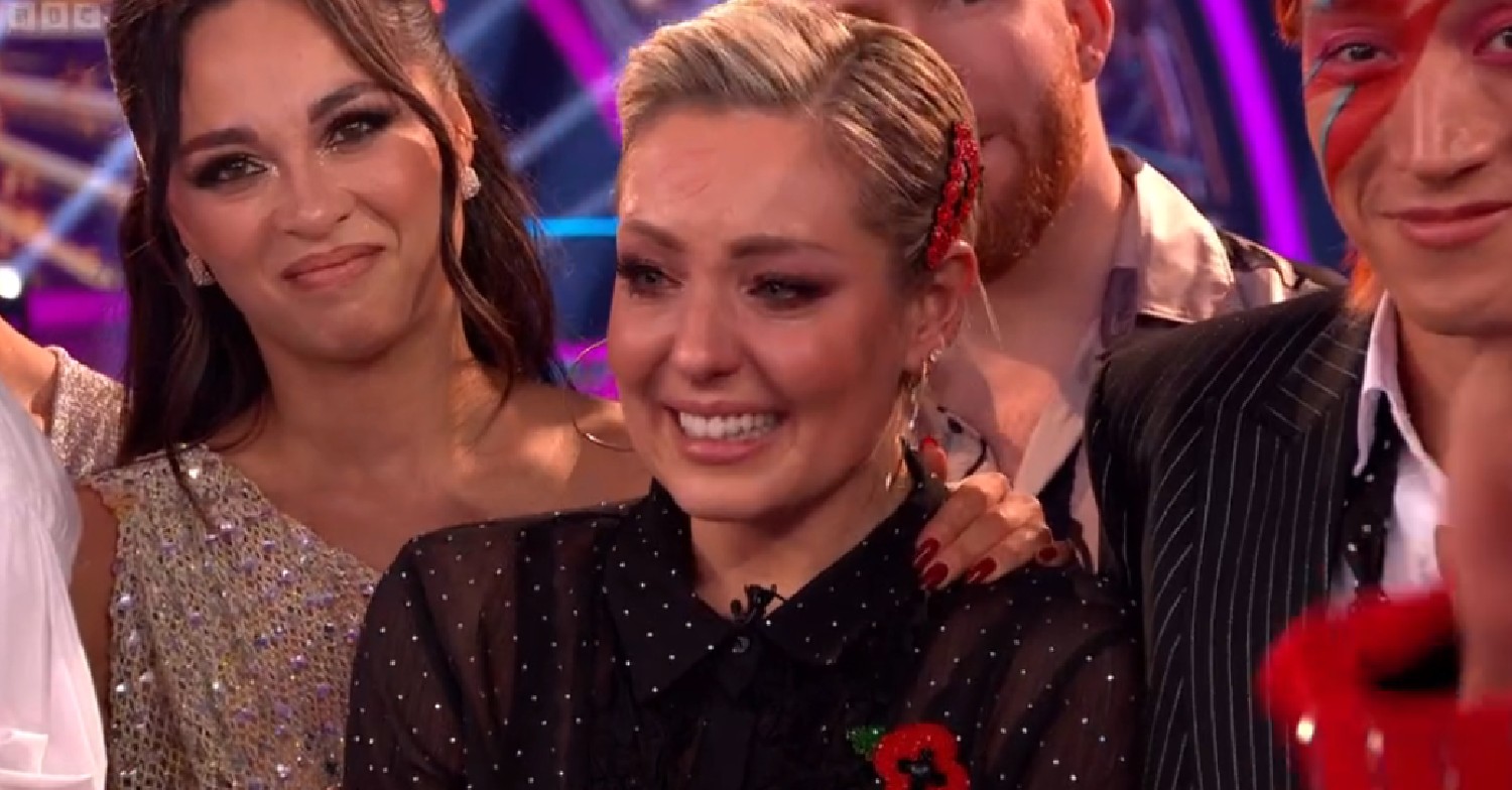 Amy Dowden tearful on Strictly