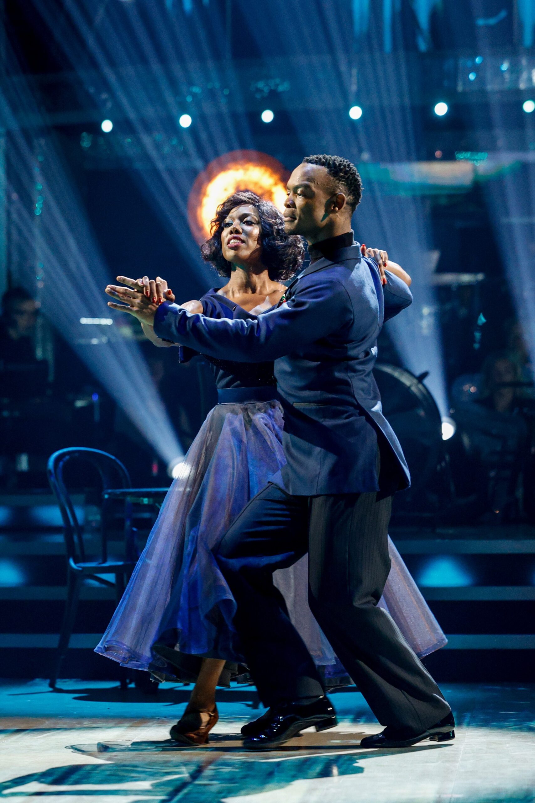 Montell Douglas and Johannes Radebe dancing on Strictly