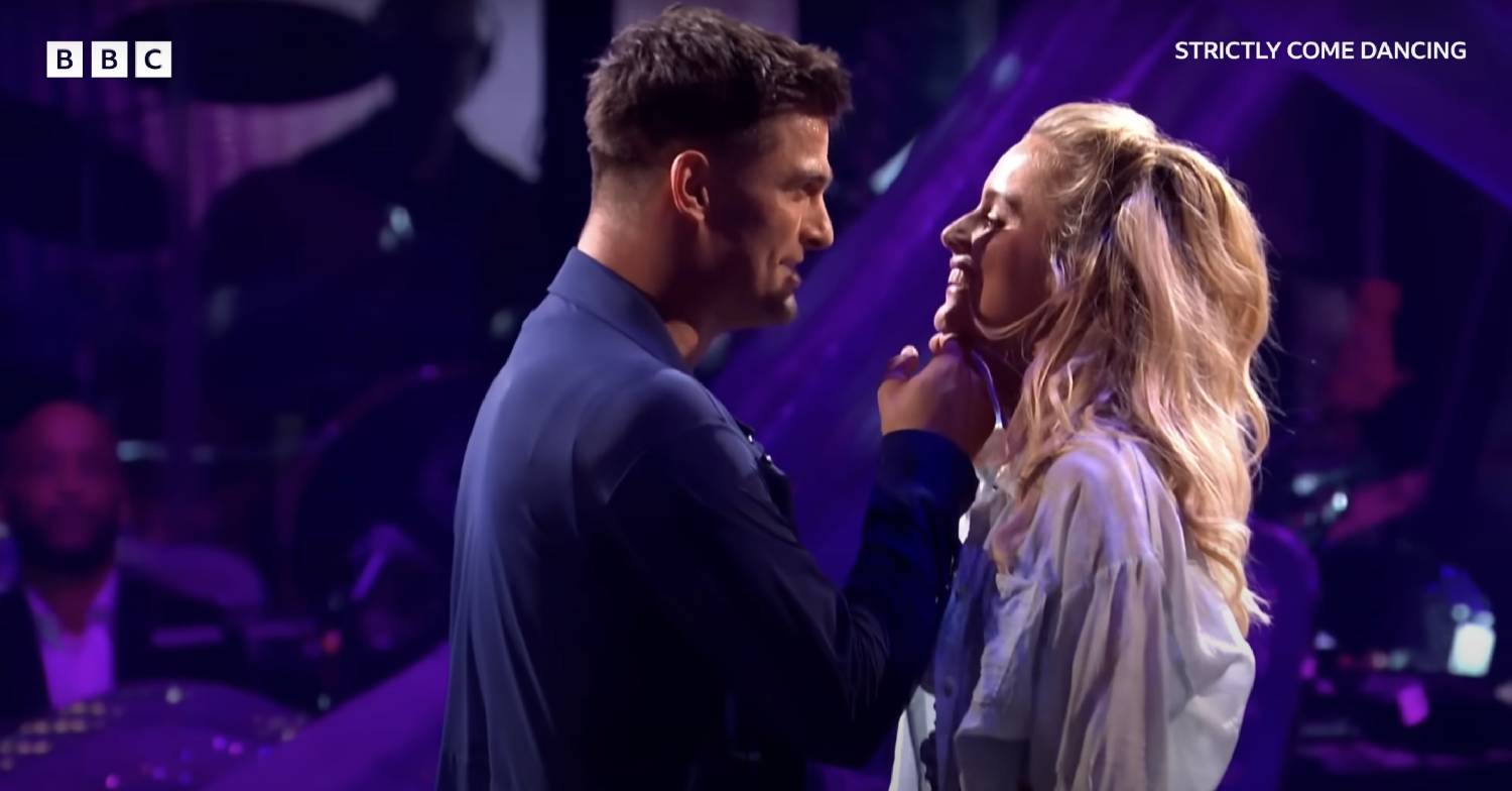 Aljaž Skorjaneč and Tasha Ghouri on Strictly Come Dancing