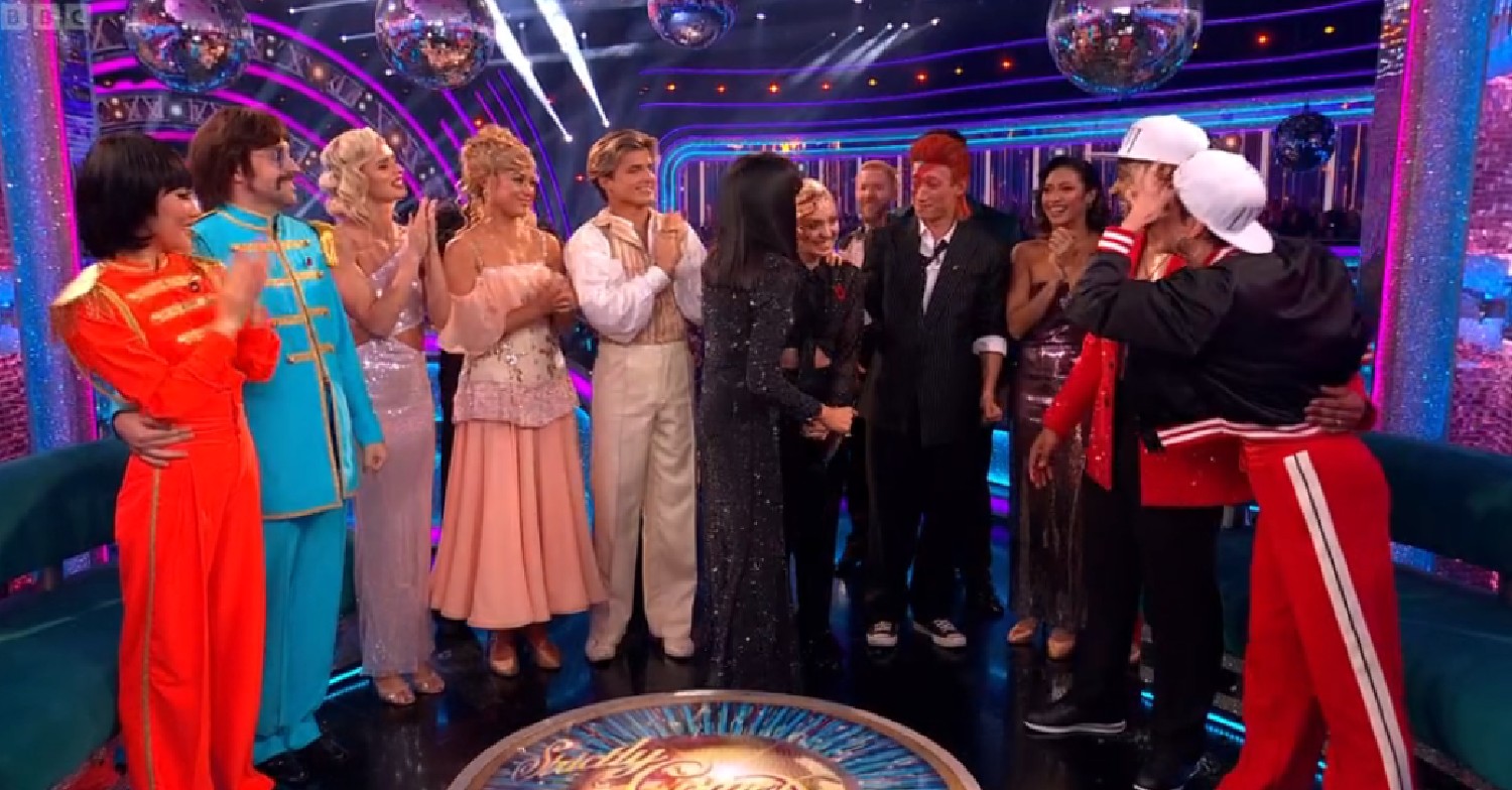 Strictly stars gathered including Nancy Xu and Carlos Gu