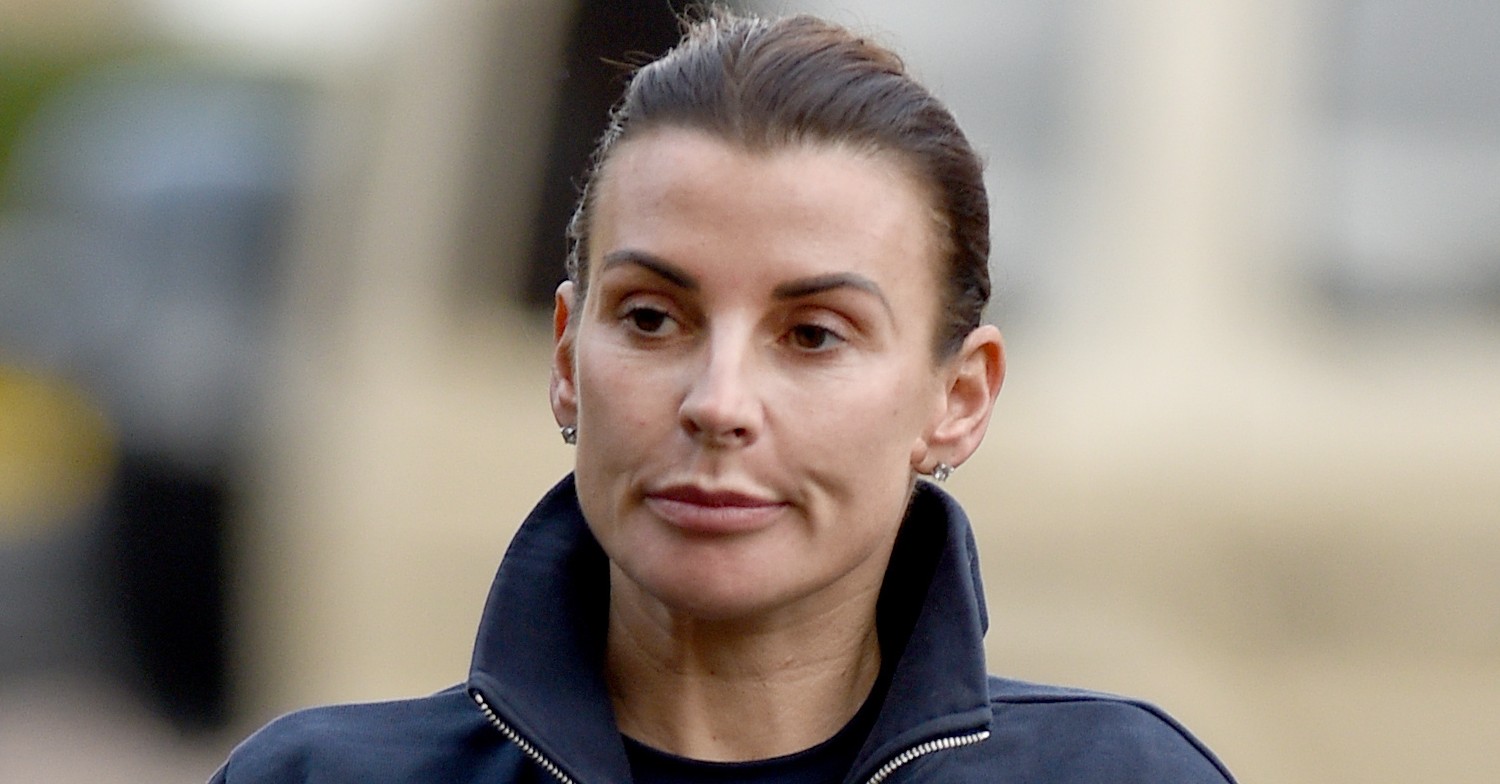 Coleen Rooney looking glum on outing