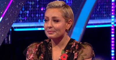 Amy Dowden in tears on Strictly It Takes Two