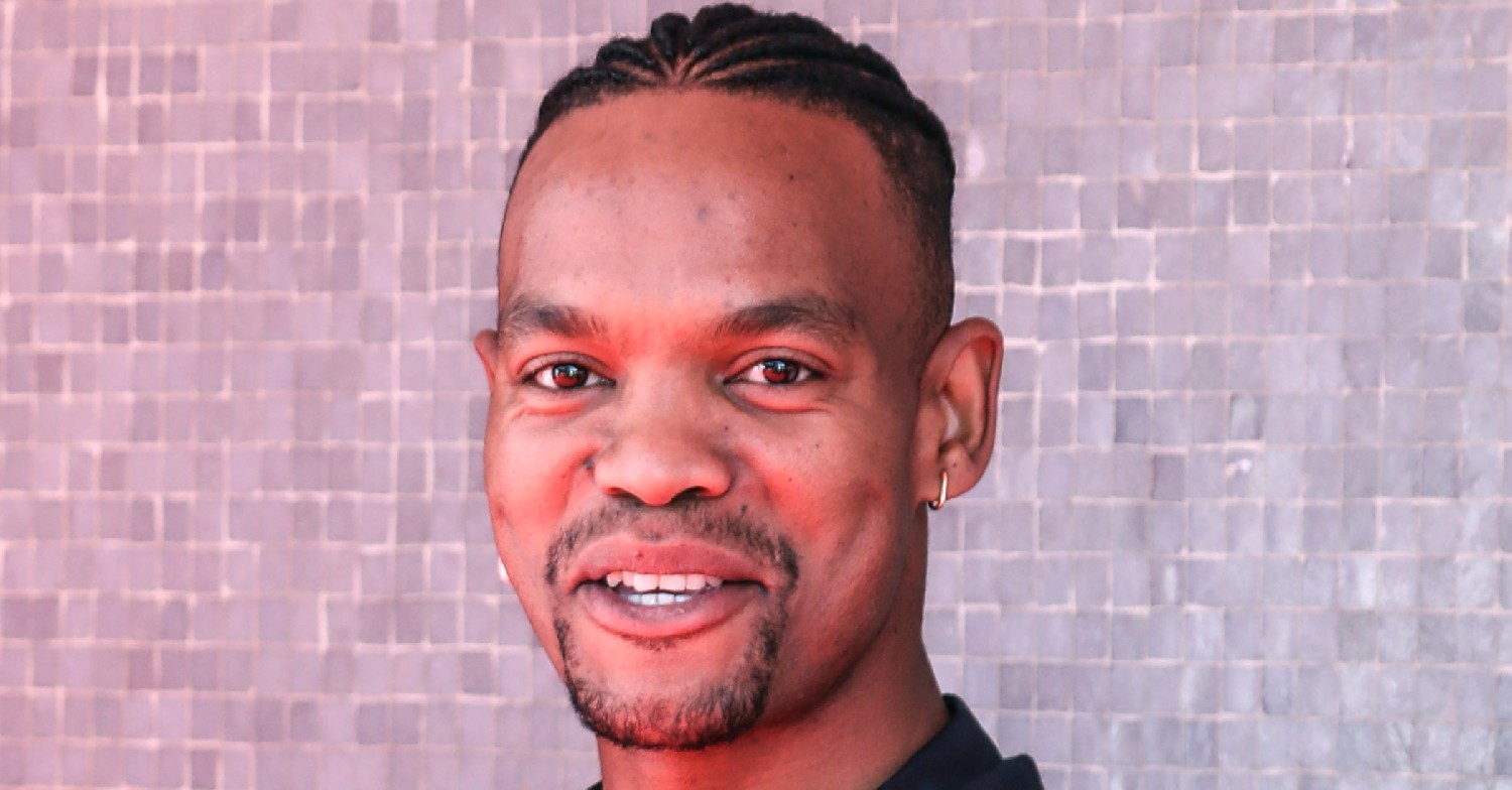 Johannes Radebe smiling