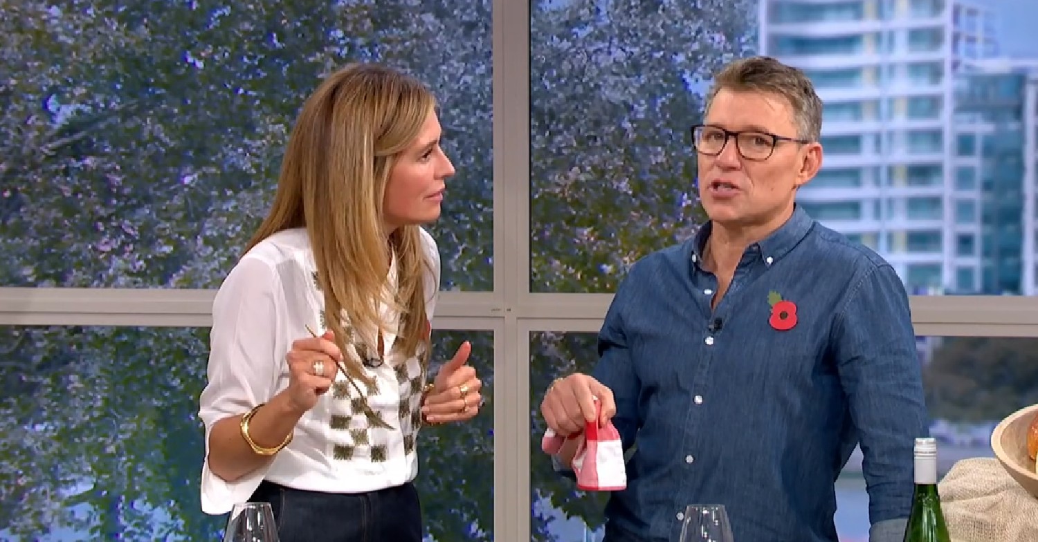 Cat Deeley and Ben Shephard talking on This Morning