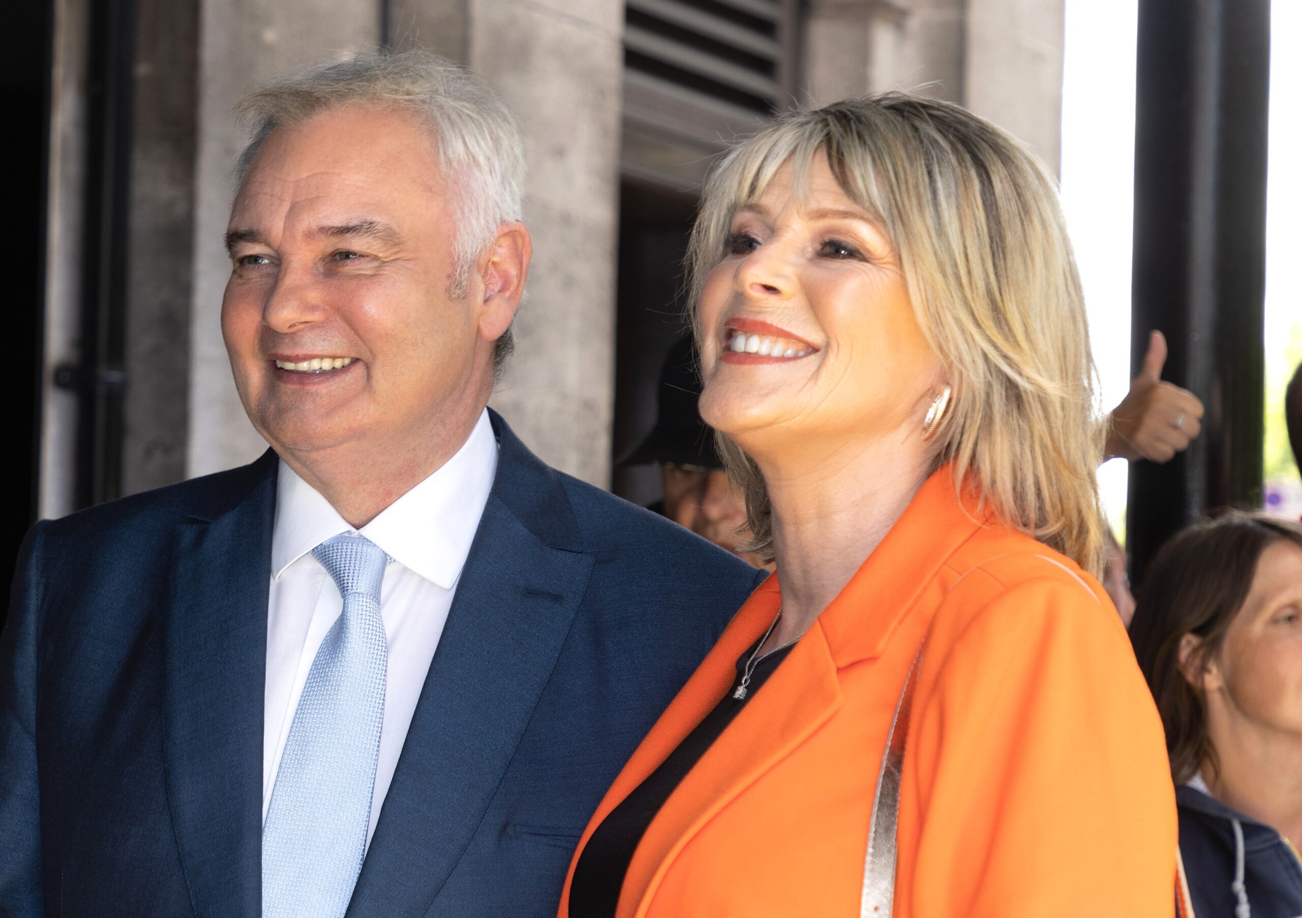 Eamonn Holmes and Ruth Langsford smiling at TRIC Awards