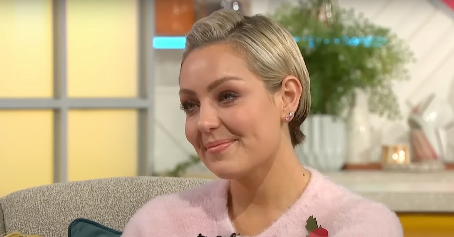 Amy Dowden smiling on Lorraine