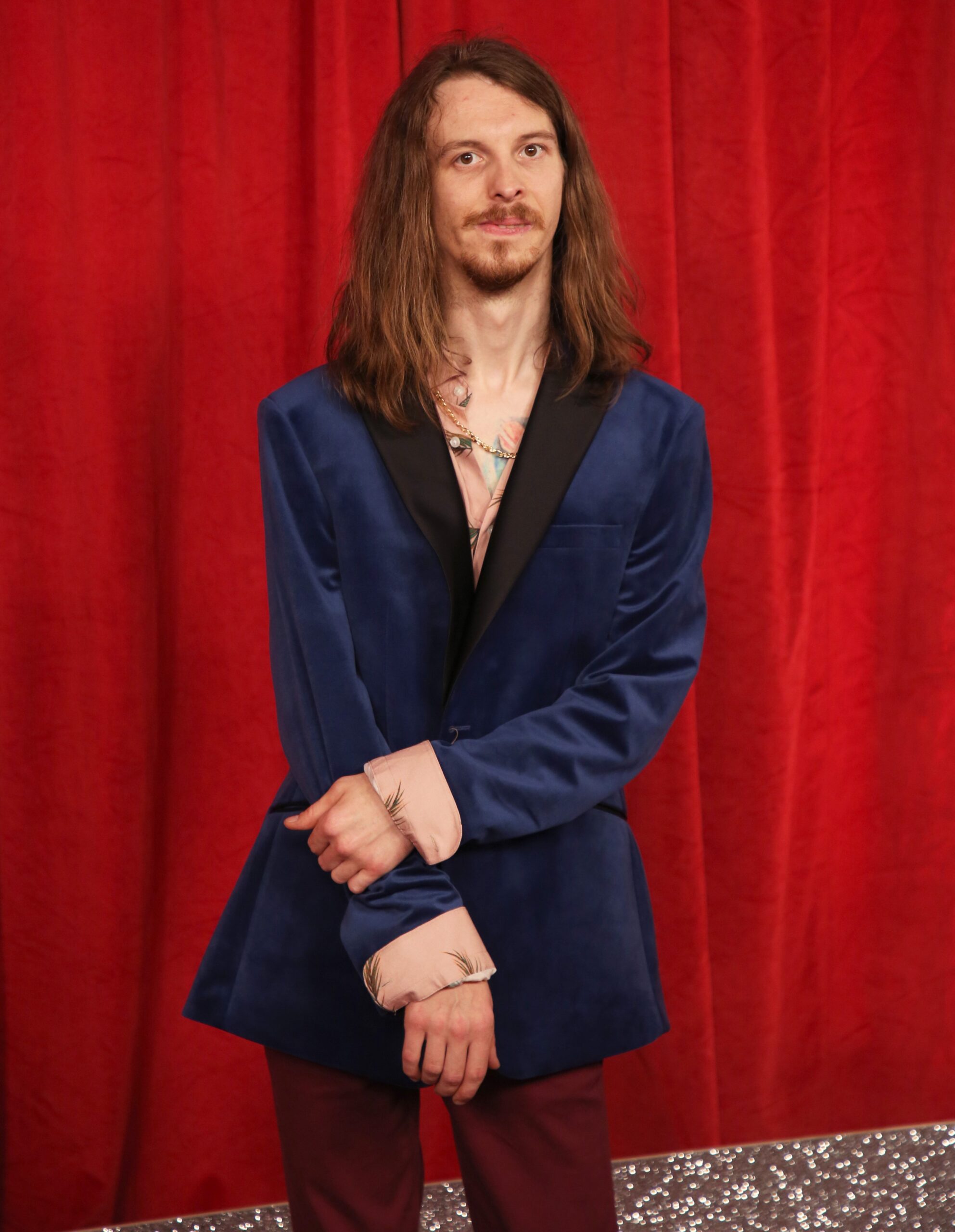 Emmerdale star James Moore at the Soap Awards