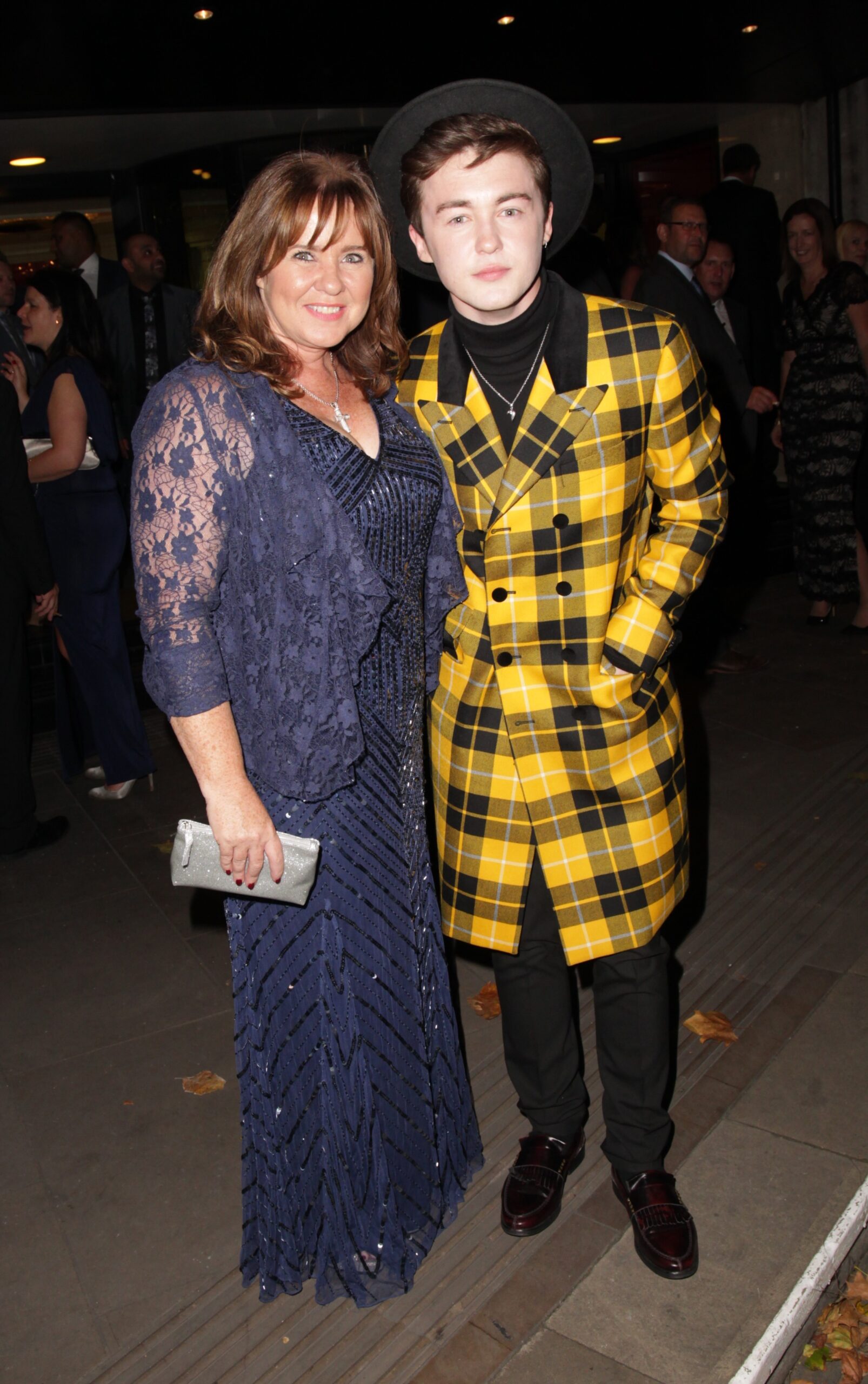 Coleen Nolan and Jake Roche smiling