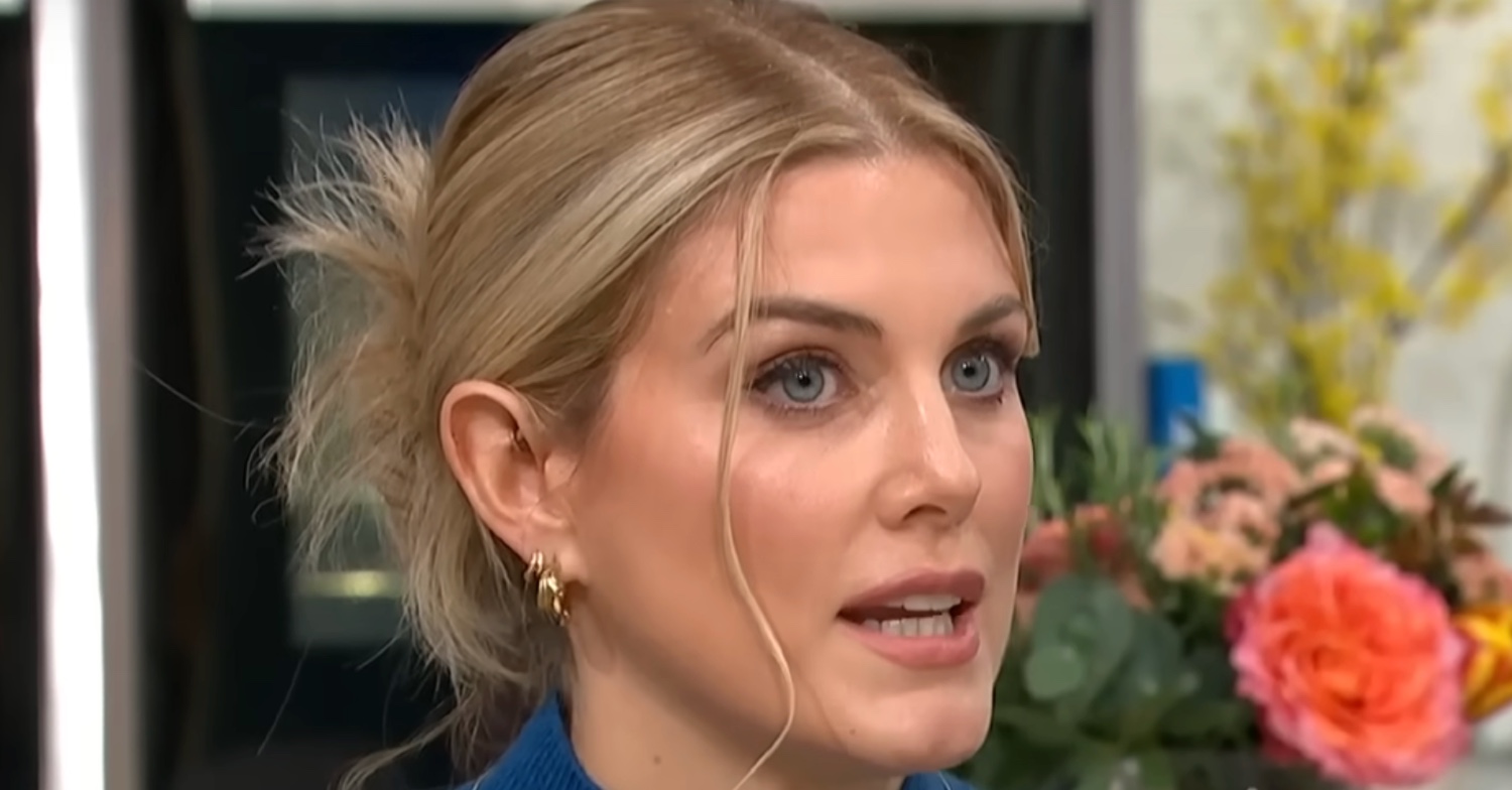 Ashley James talking on This Morning