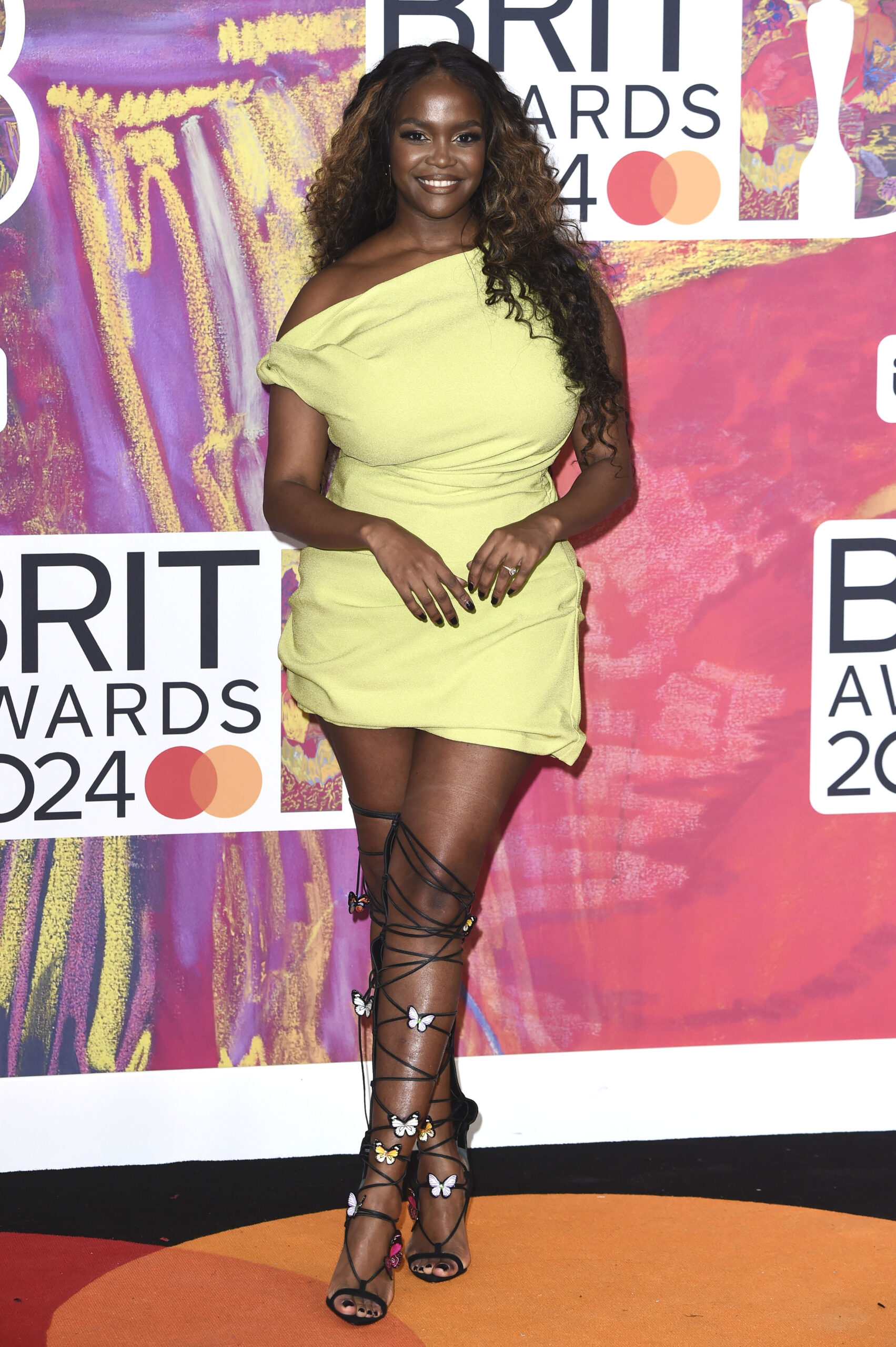 Oti Mabuse at the Brit Awards 2024