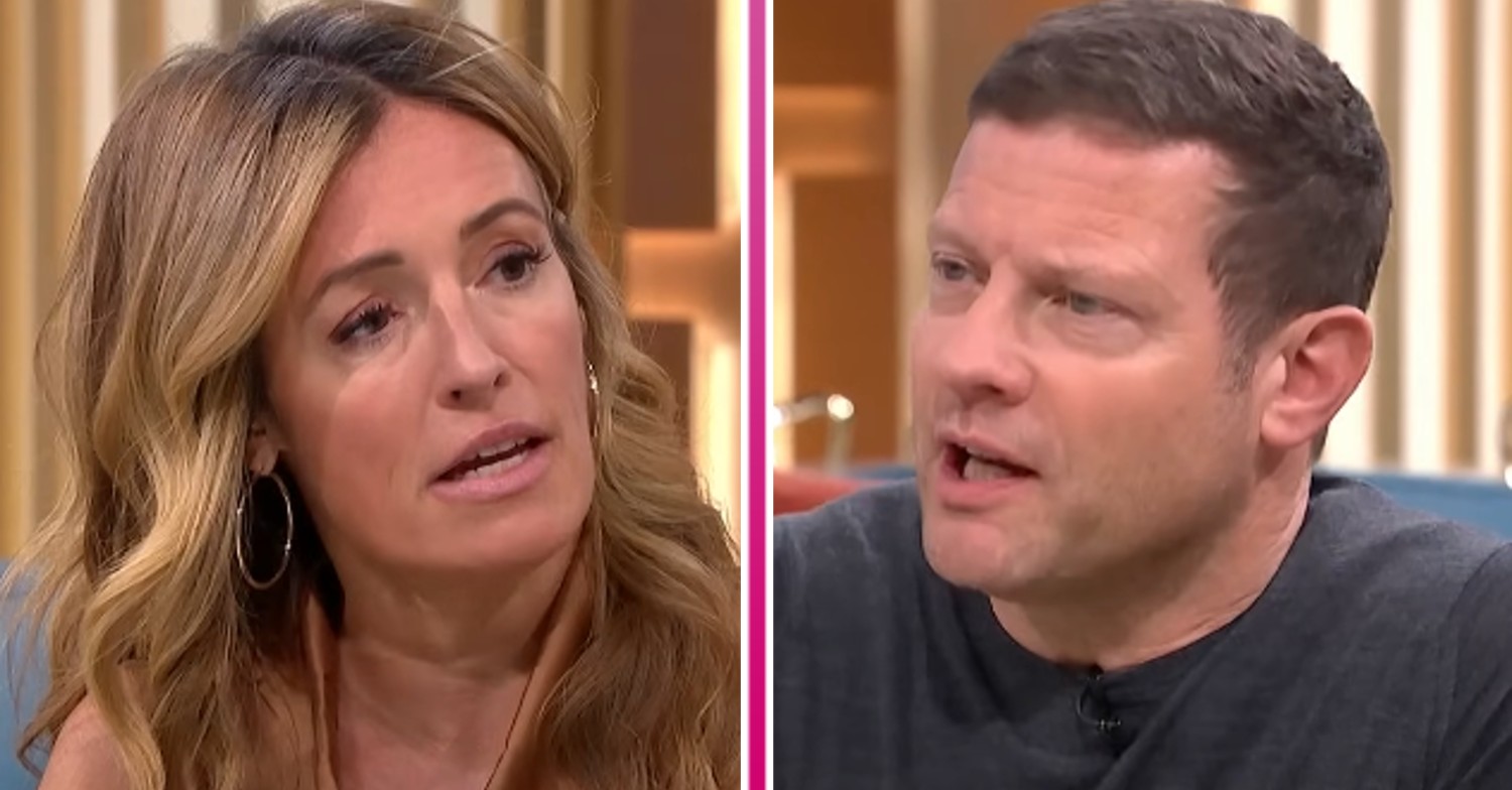This Morning presenters Cat Deeley and Dermot O'Leary on the show