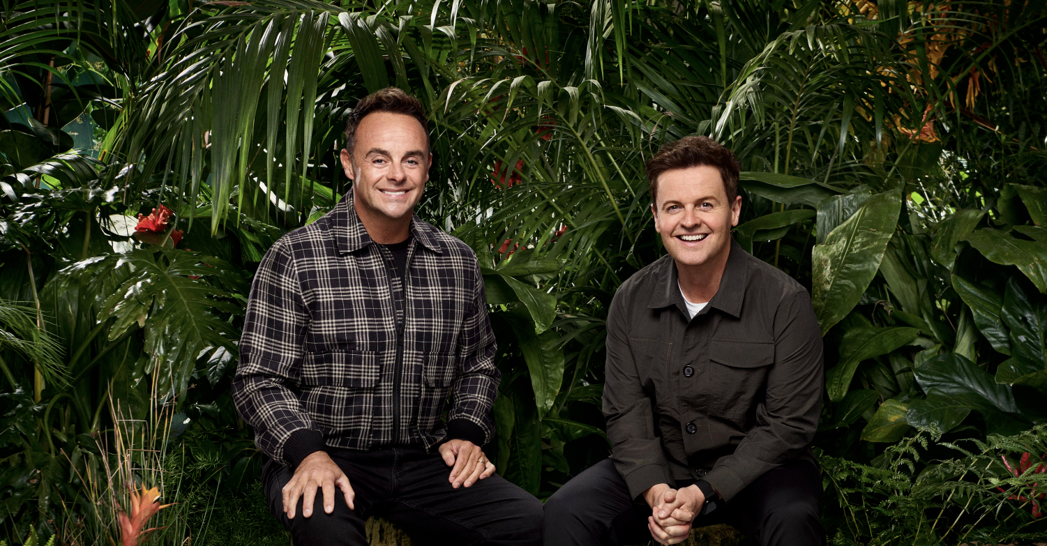Ant & Dec pose in the I'm A Celebrity jungle
