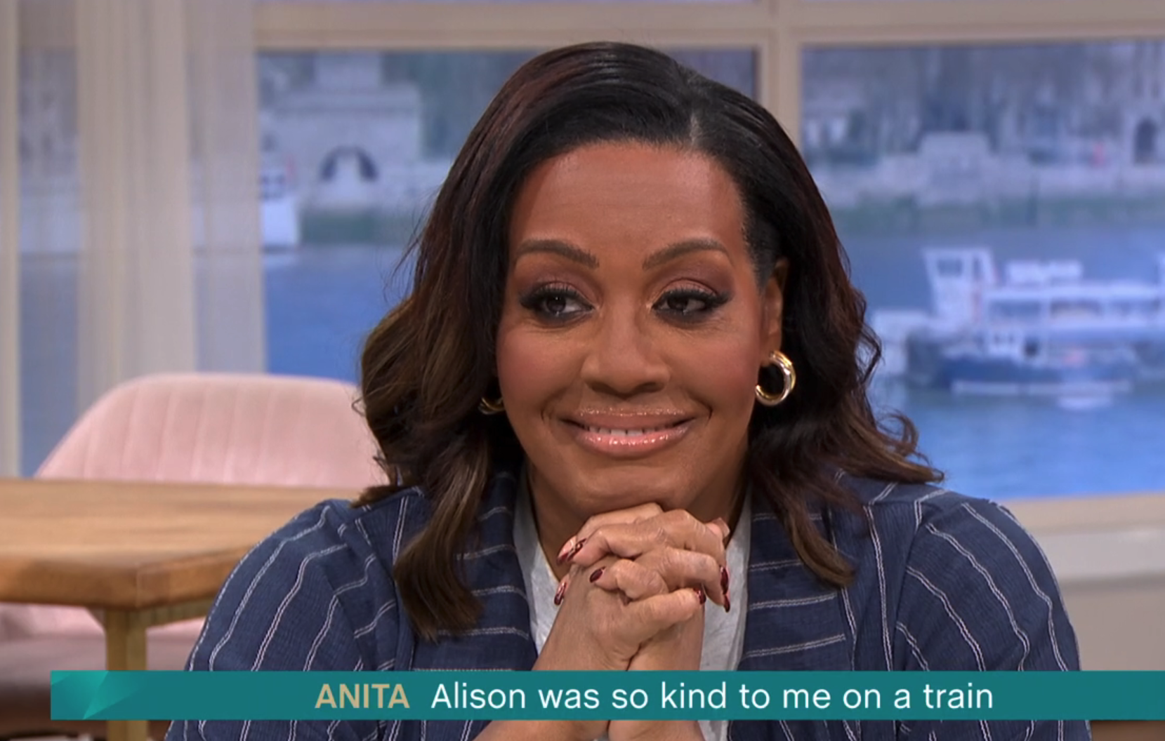 Alison Hammond smiling on This Morning