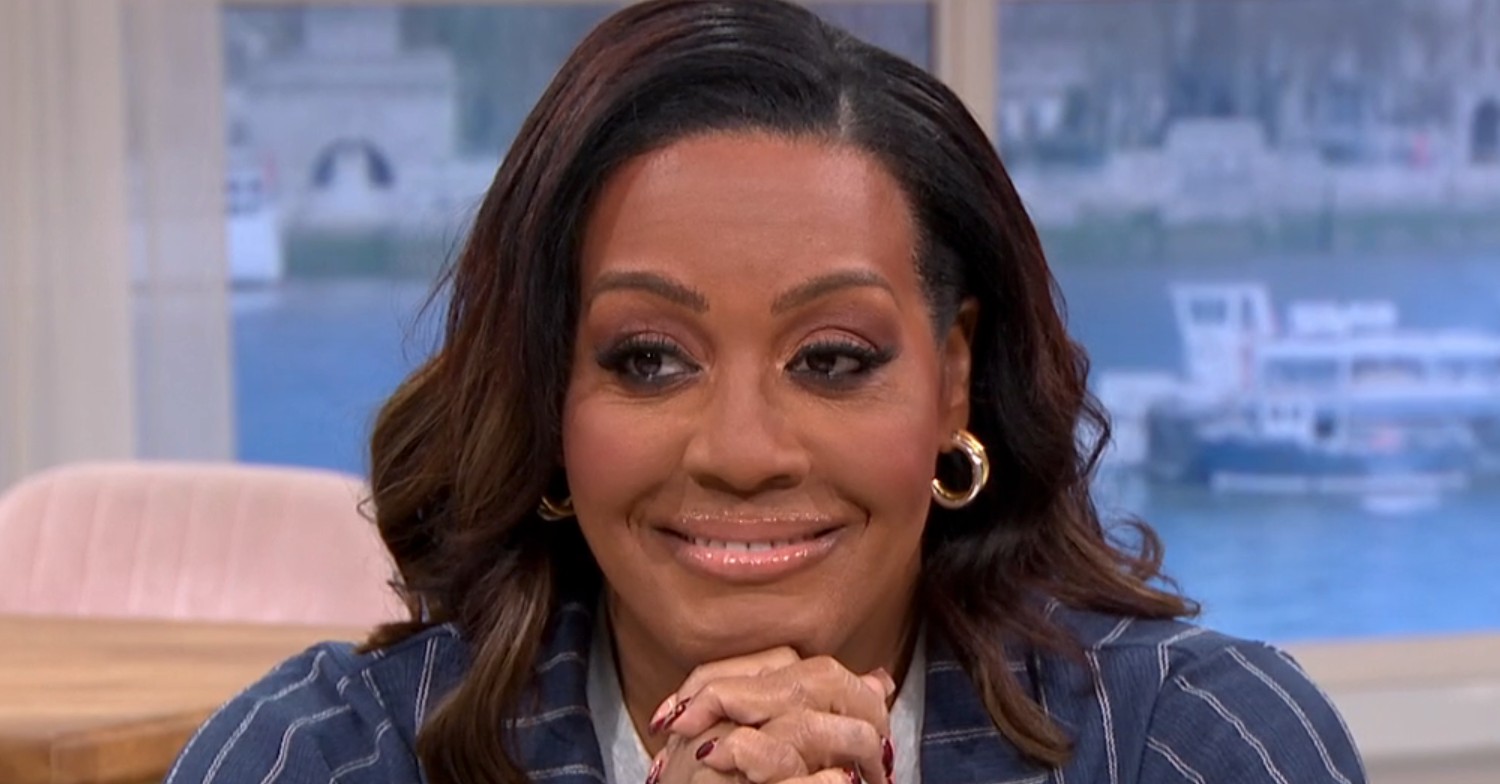 Alison Hammond smiling on This Morning