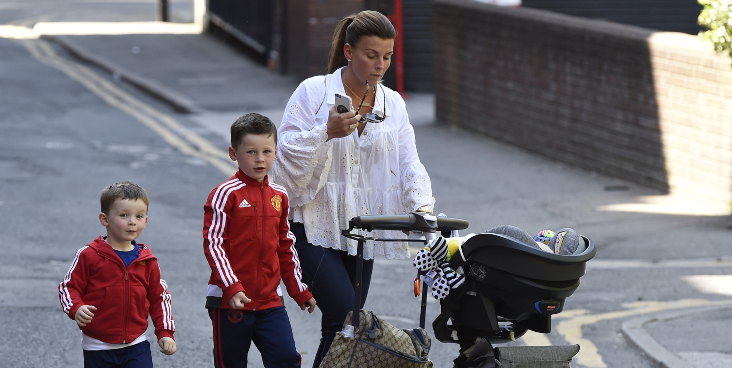 Coleen and Wayne Rooney share four sons together 