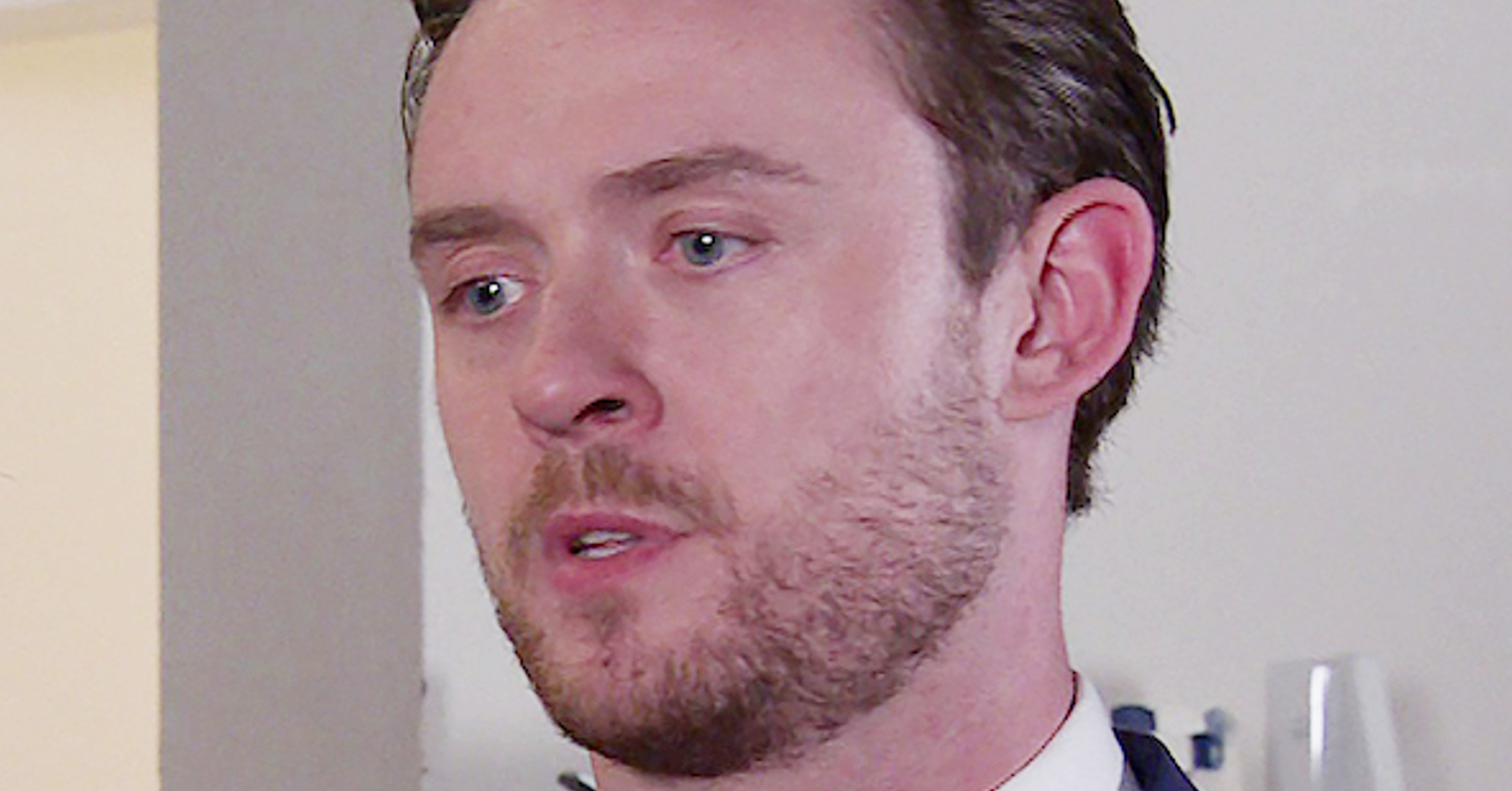 Coronation Street's Joel being serious