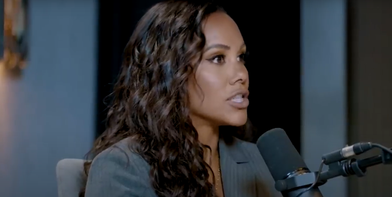 Alex Scott talking on podcast