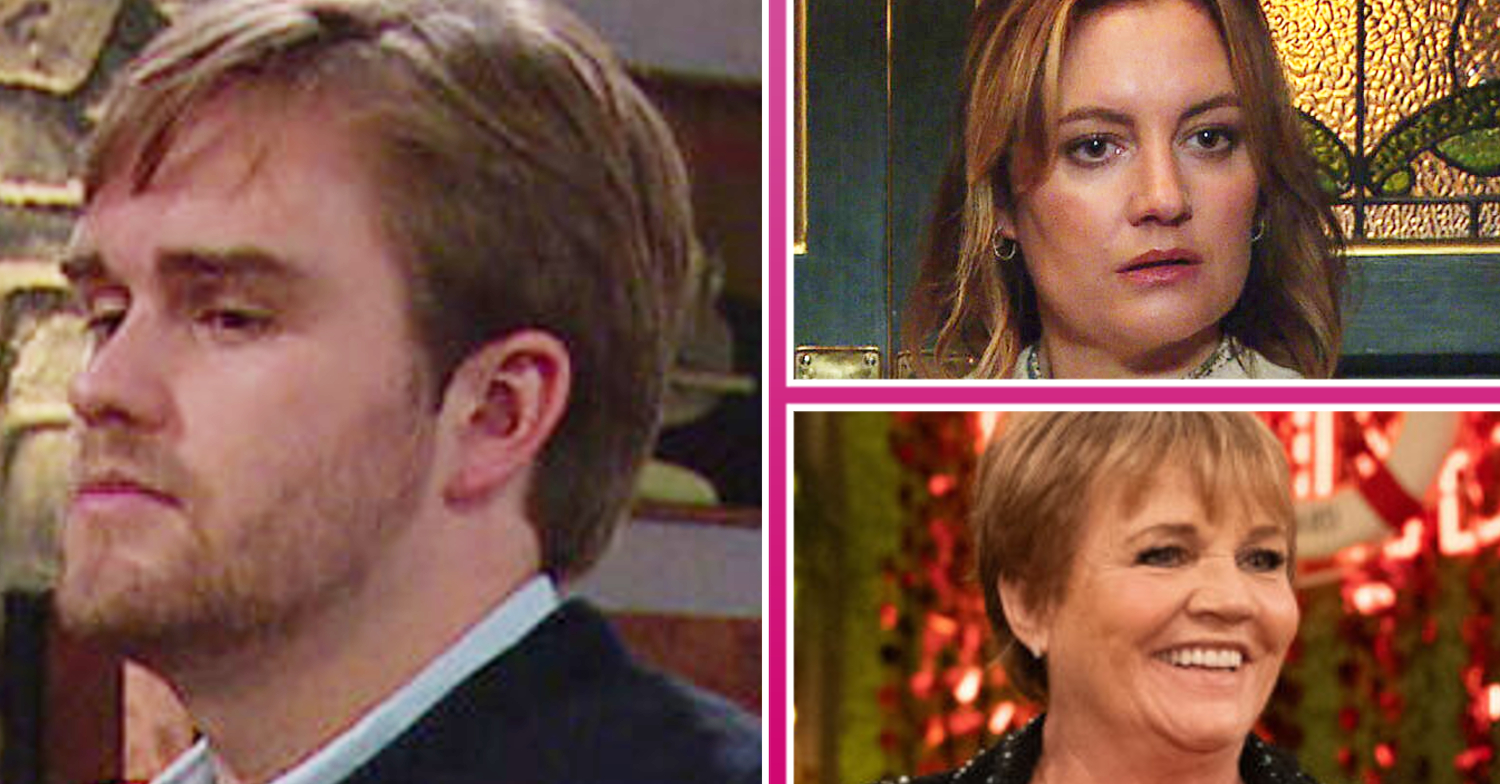 Emmerdale's Tom, Ella, Brenda