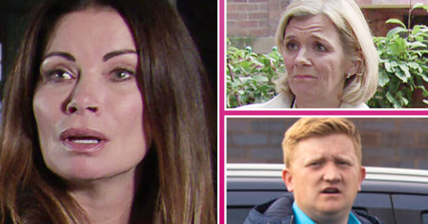 Coronation Street's Carla, Leanne, Chesney