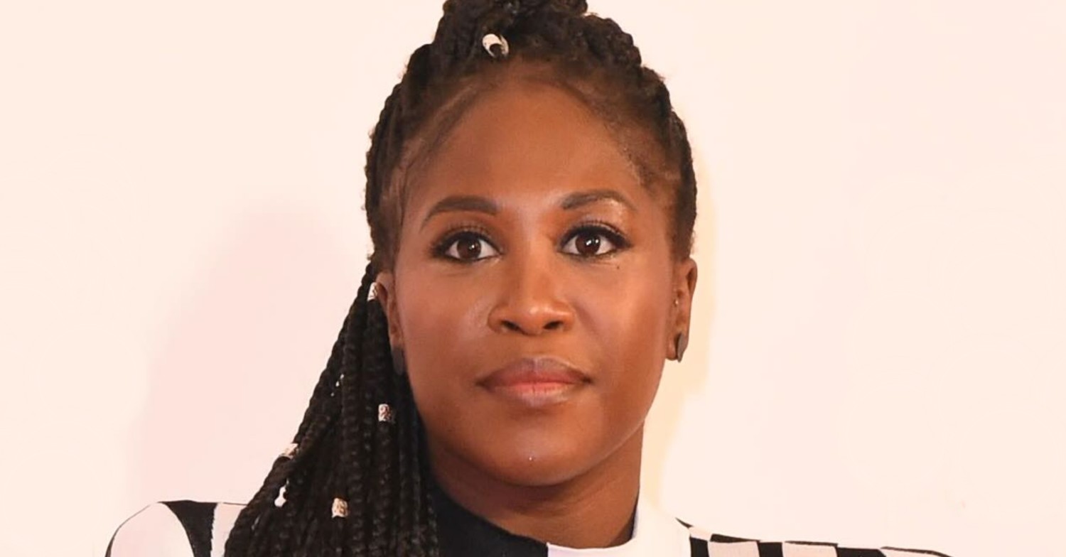 Motsi Mabuse straight faced with her hair up