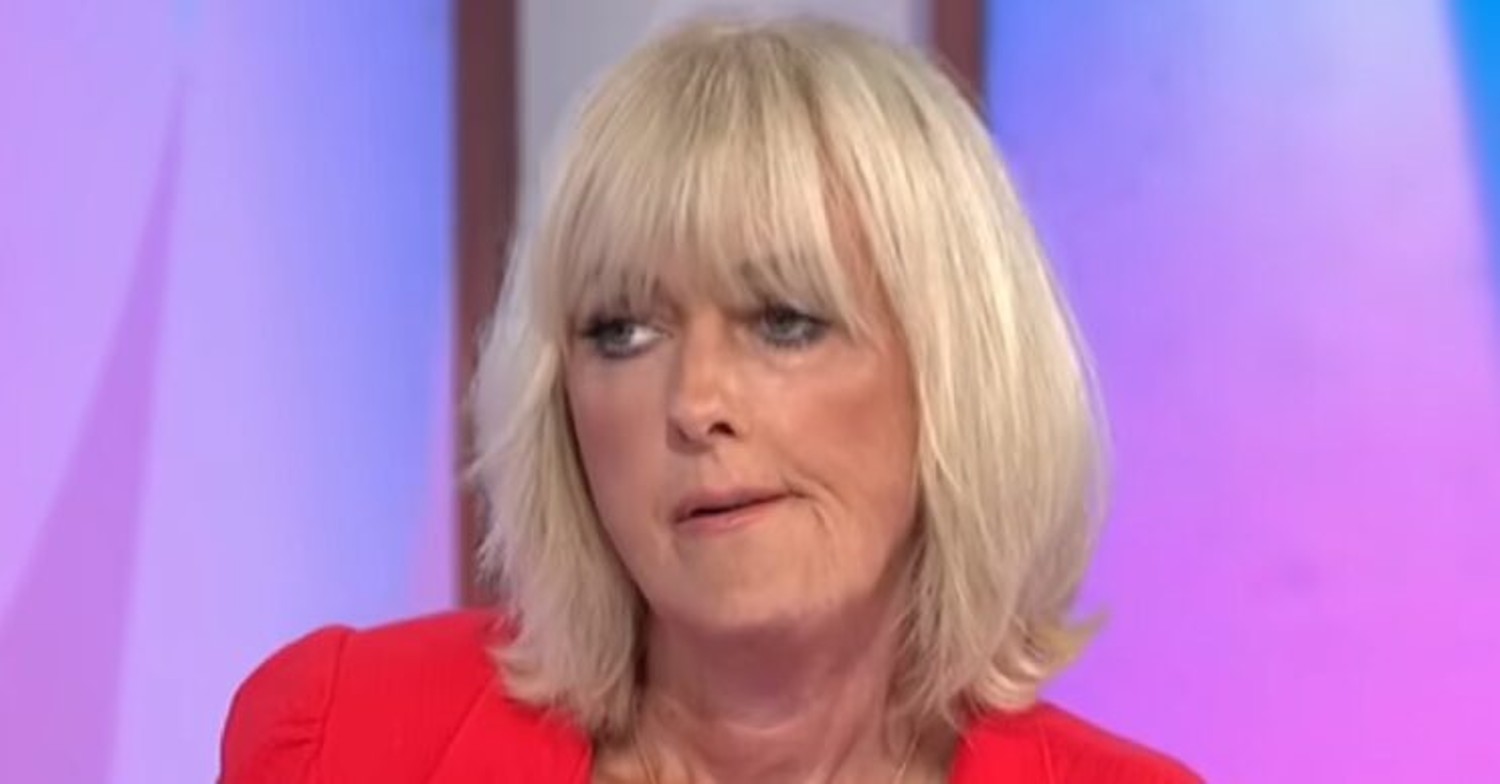 Jane Moore pulling a face on Loose Women