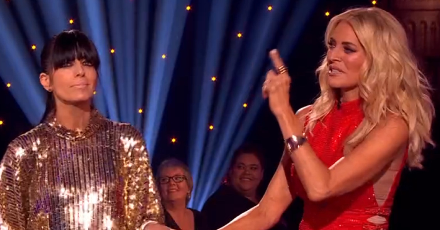 Claudia Winkleman and Tess Daly on Strictly