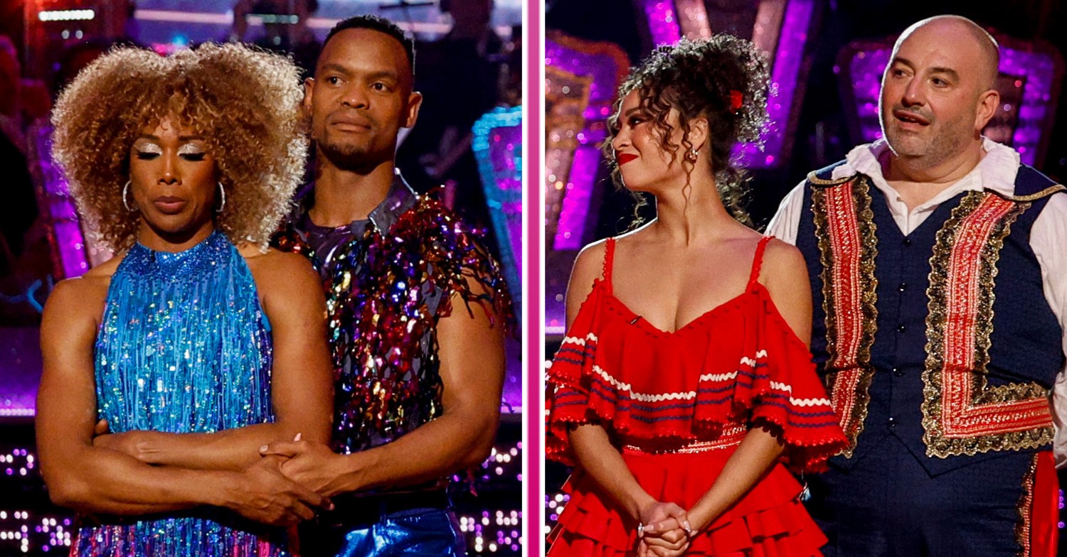 Montell and Johannes and Wynne and Katya in the Strictly dance-off