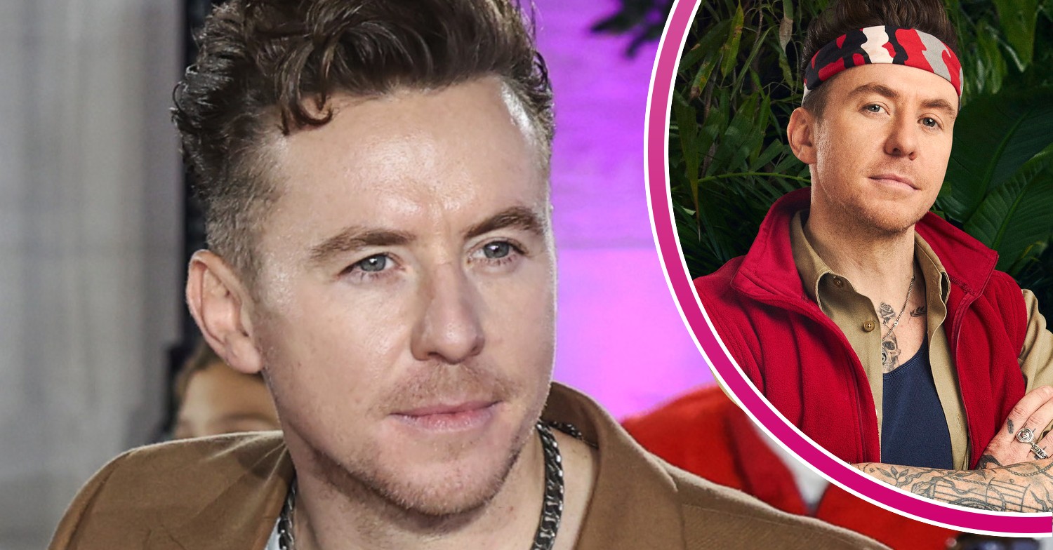 Danny Jones from McFly and in his I'm A Celebrity headshot