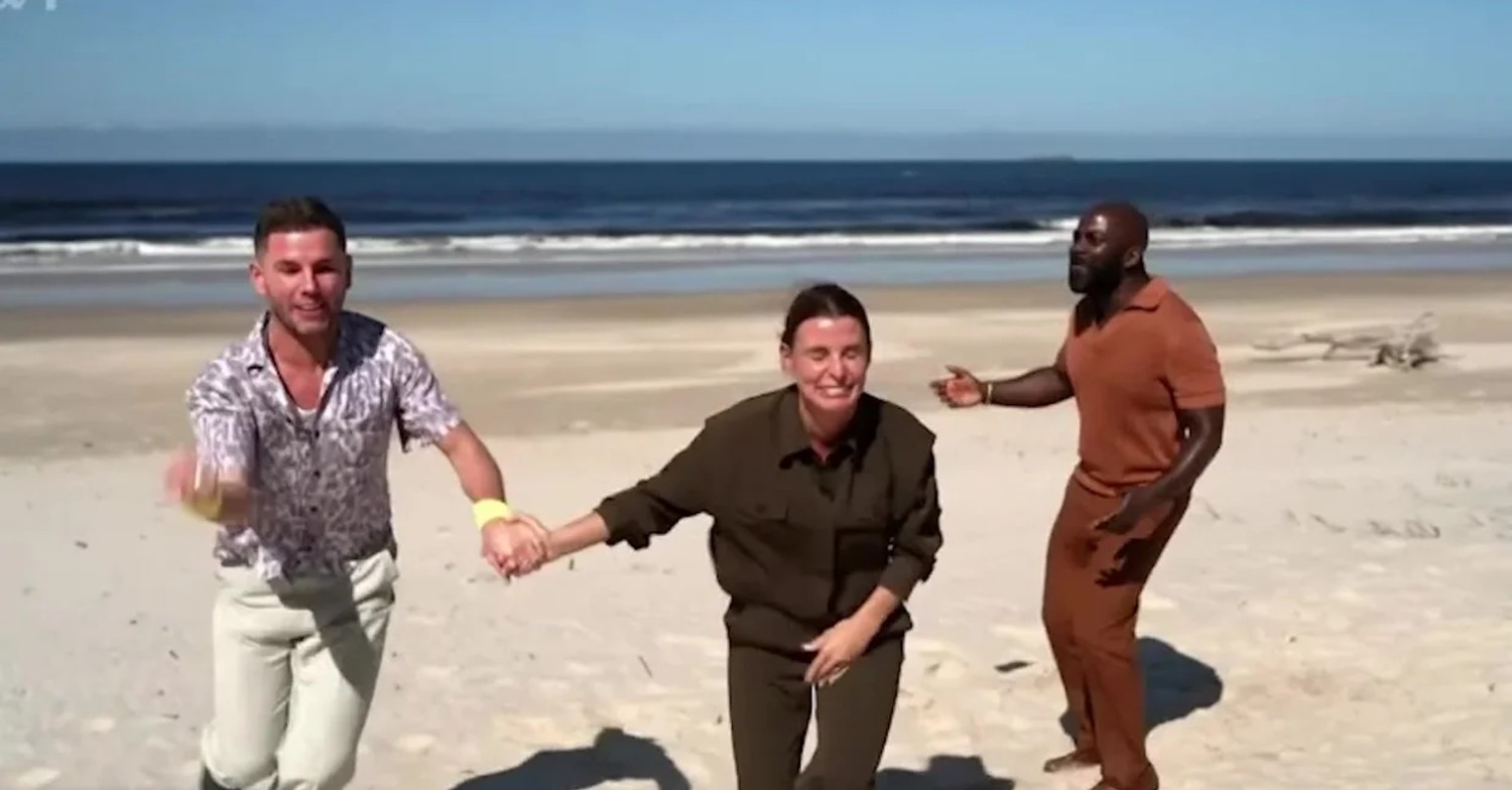 Dean McCullough and Coleen Rooney on I'm A Celebrity