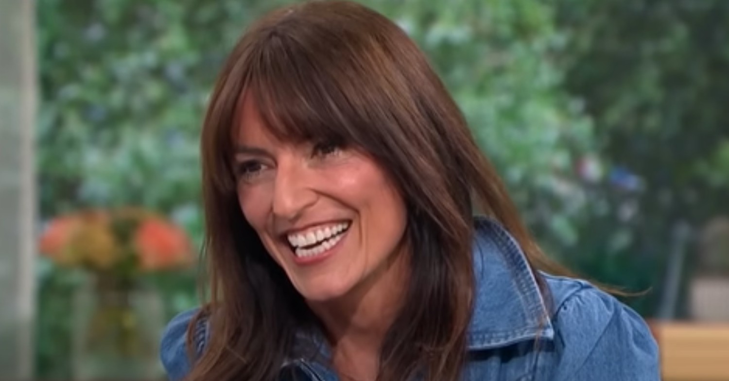 Davina McCall smiling on This Morning