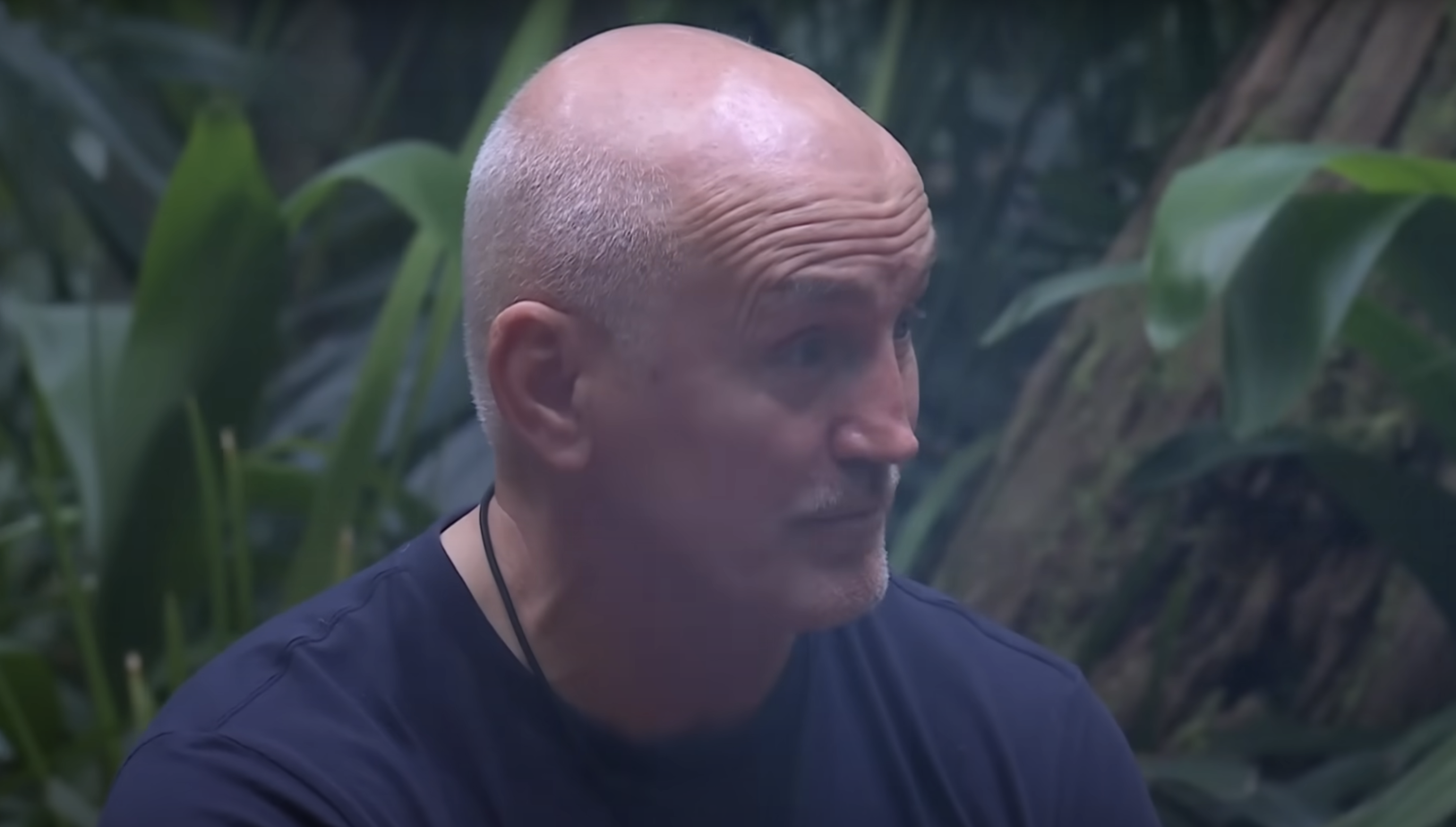 Barry McGuigan in the I'm A Celebrity jungle when asked about whether or not he goes to church