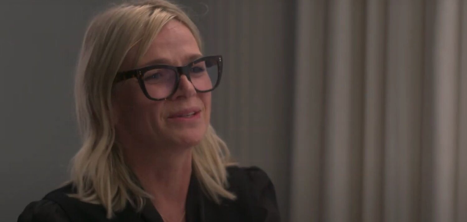 Zoe Ball during an interview 