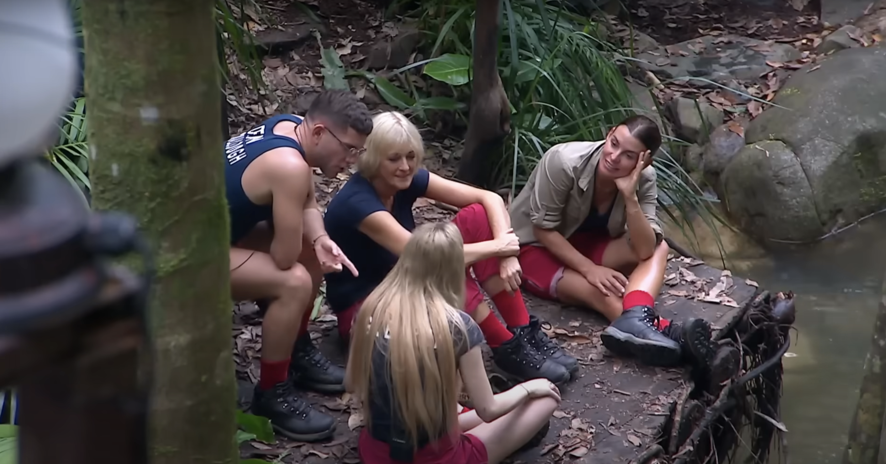 I'm A Celebrity cast discussing the Wagatha Christie trial