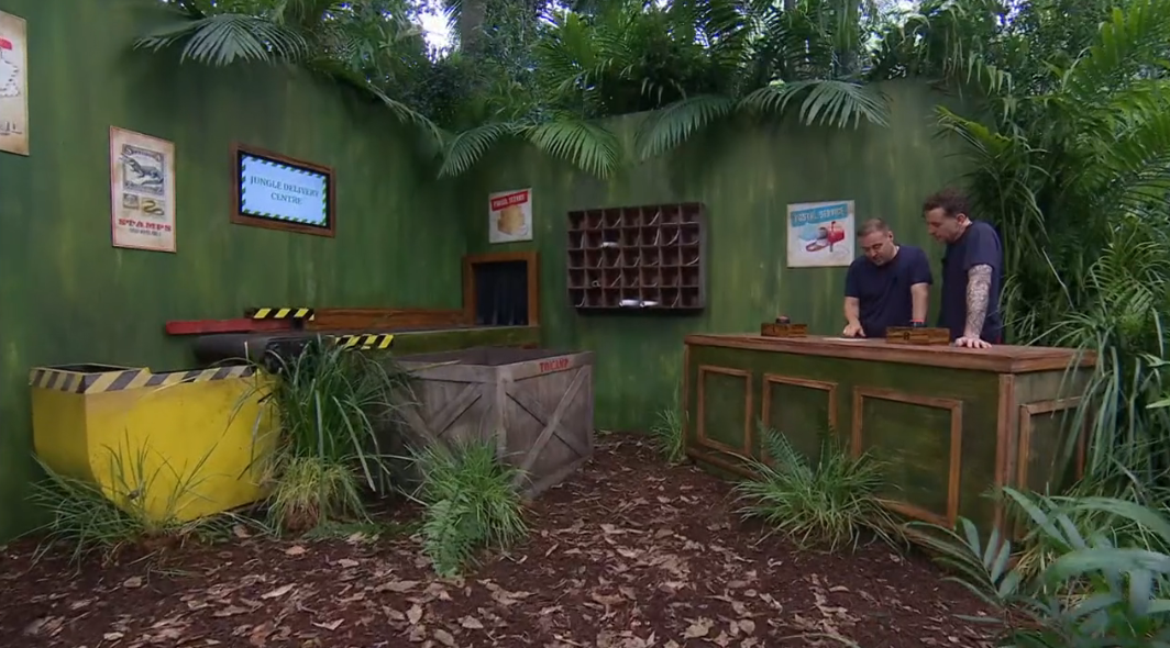 Alan Halsall and Danny Jones in I'm A Celerity challenge