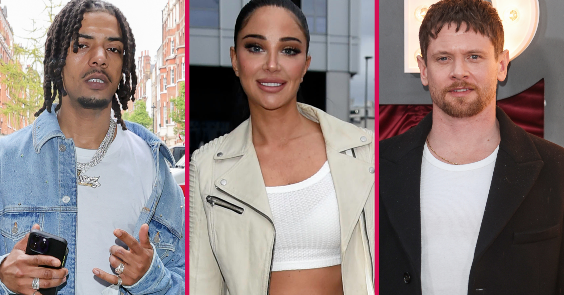 Tulisa and two of her boyfriends