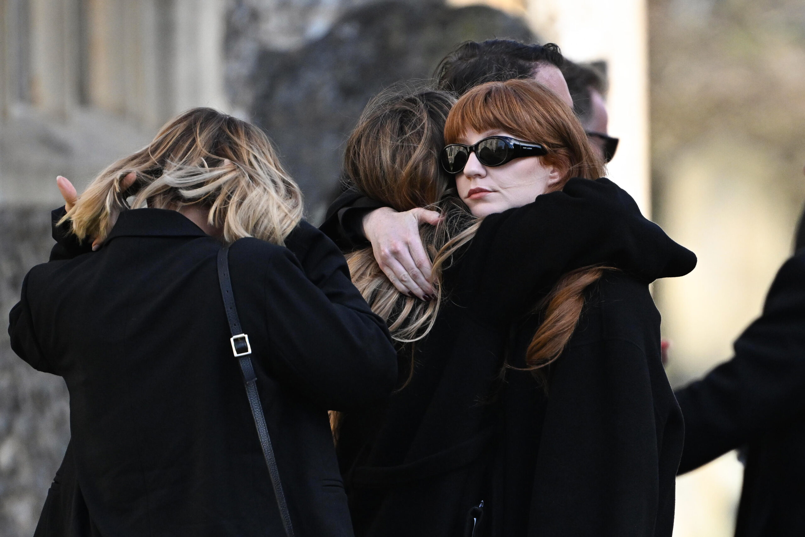 Nicola Roberts at Liam Payne's funeral