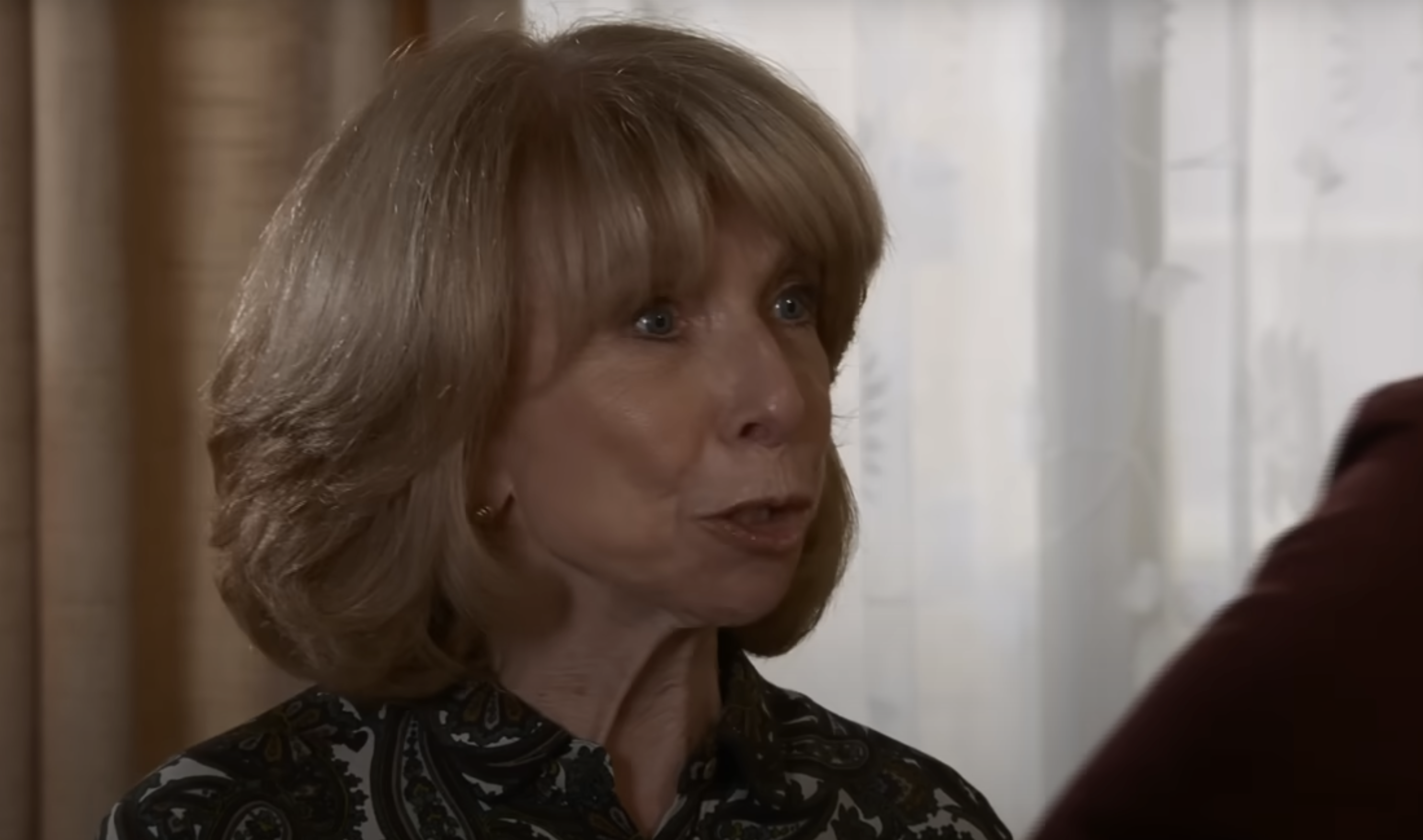 Gail Platt angry in Coronation Street 