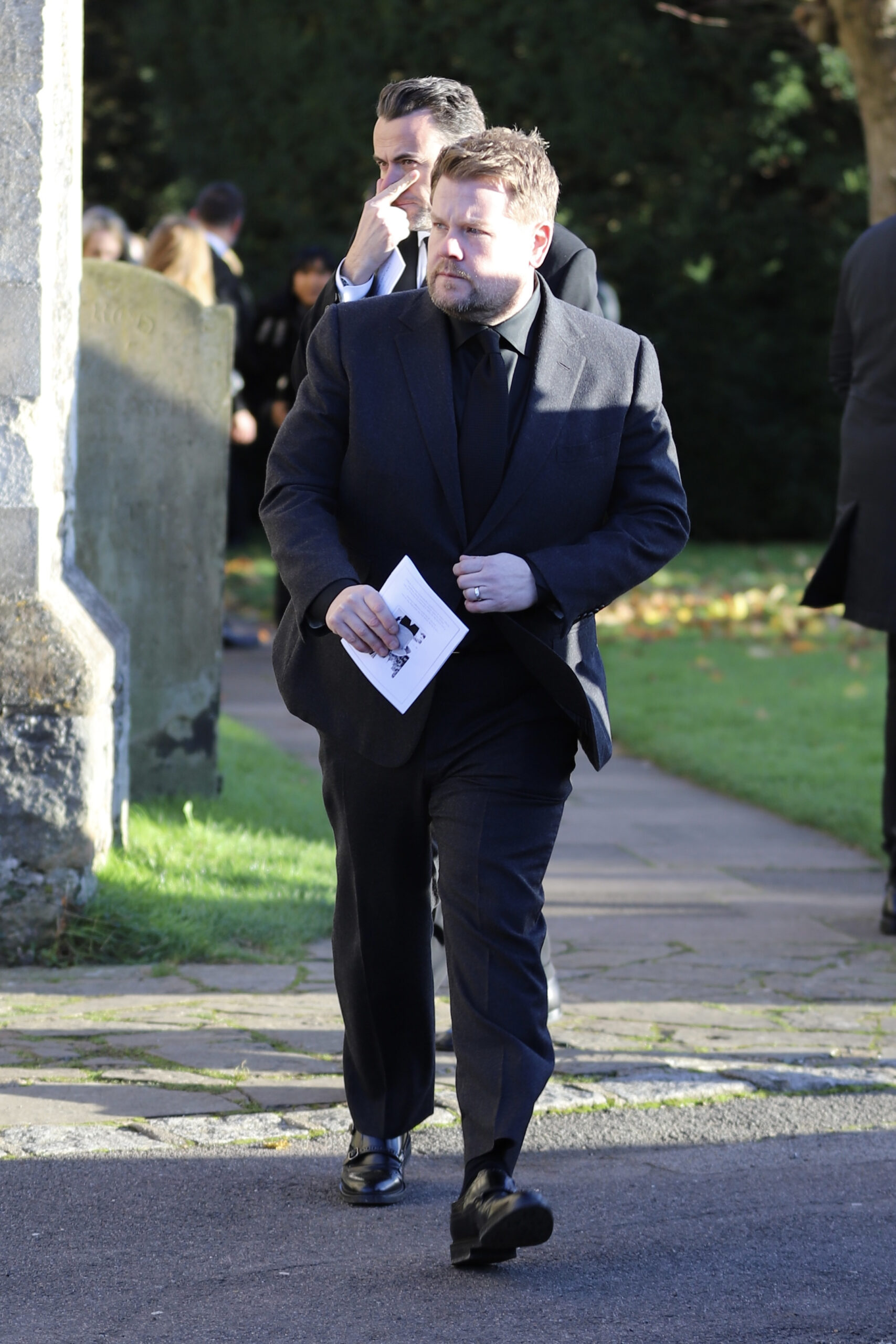 James Corden at Liam Payne's funeral