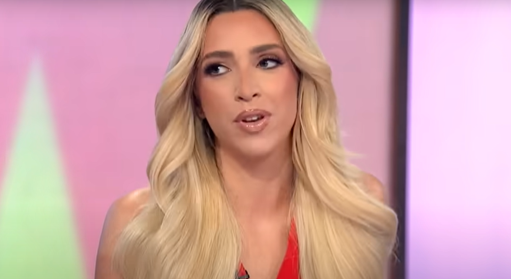 GK Barry on Loose Women discussing talking about kids on first date