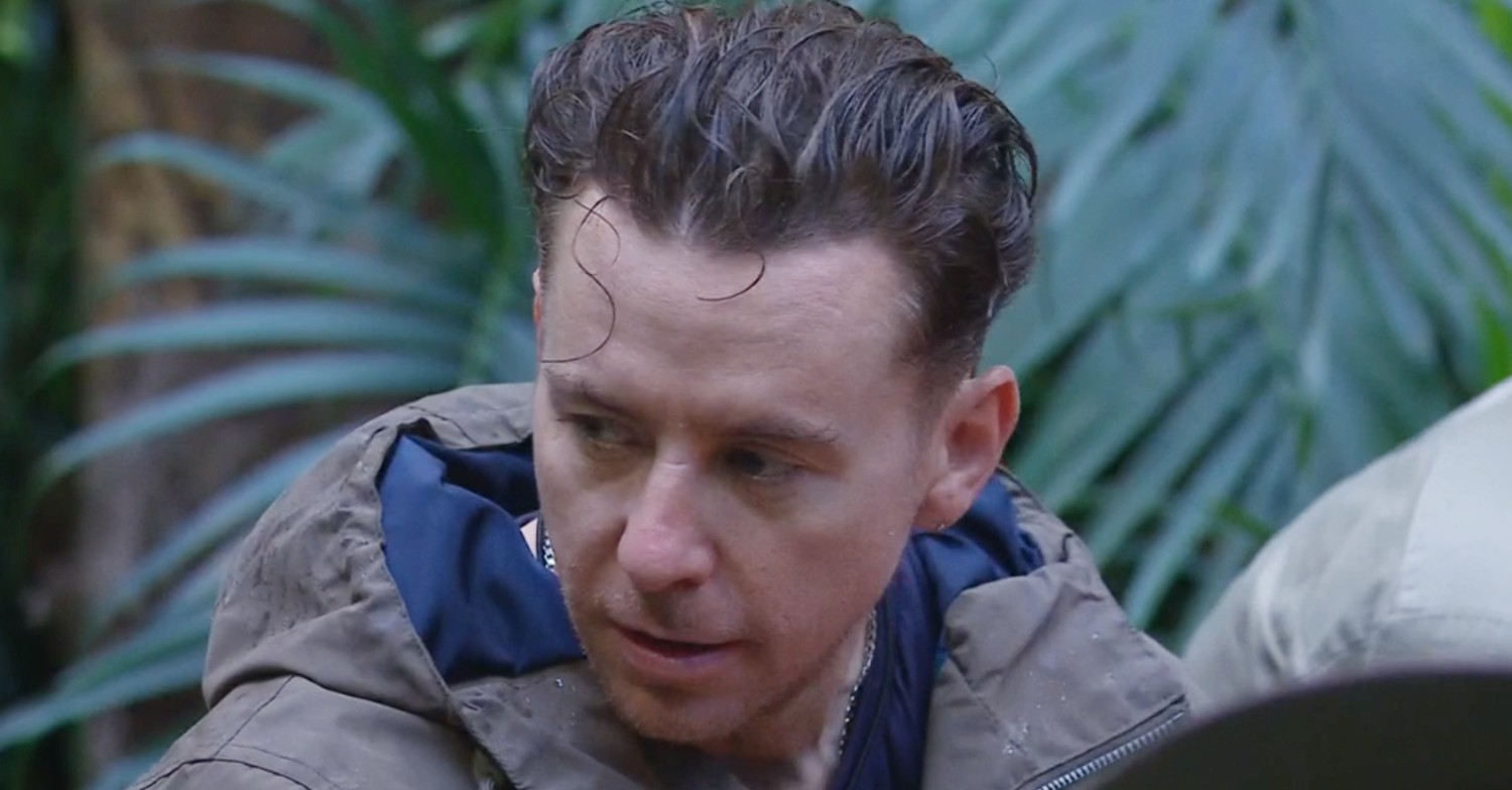 Danny Jones speaking in the I'm A Celebrity jungle