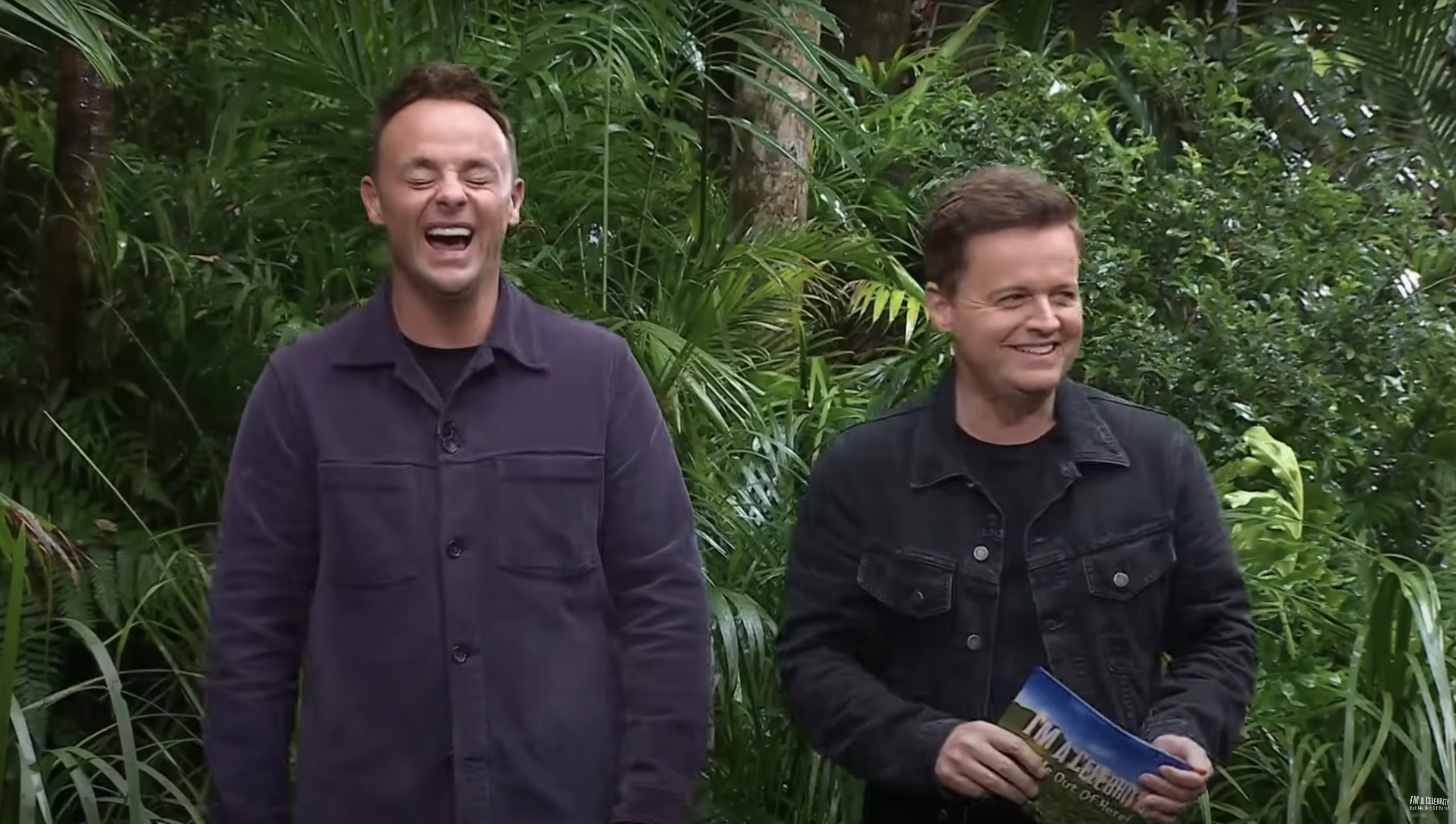 Ant and Dec crack up on the set of I'm A Celebrity