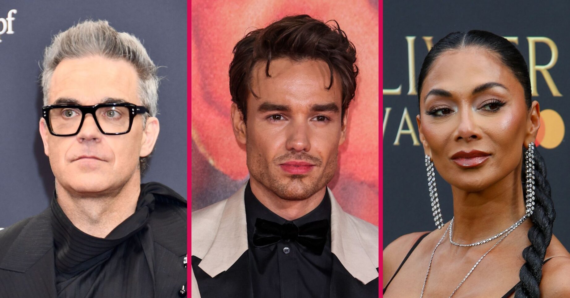 Robbie Williams, Liam Payne and Nicole Scherzinger's