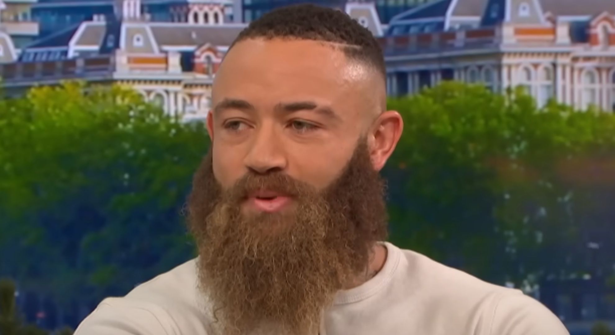 Ashley Cain talking on Good Morning Britain