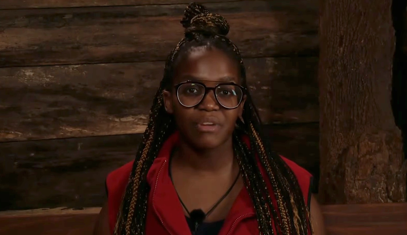 Oti Mabuse speaking in Bush Telegraph on I'm A Celebrity