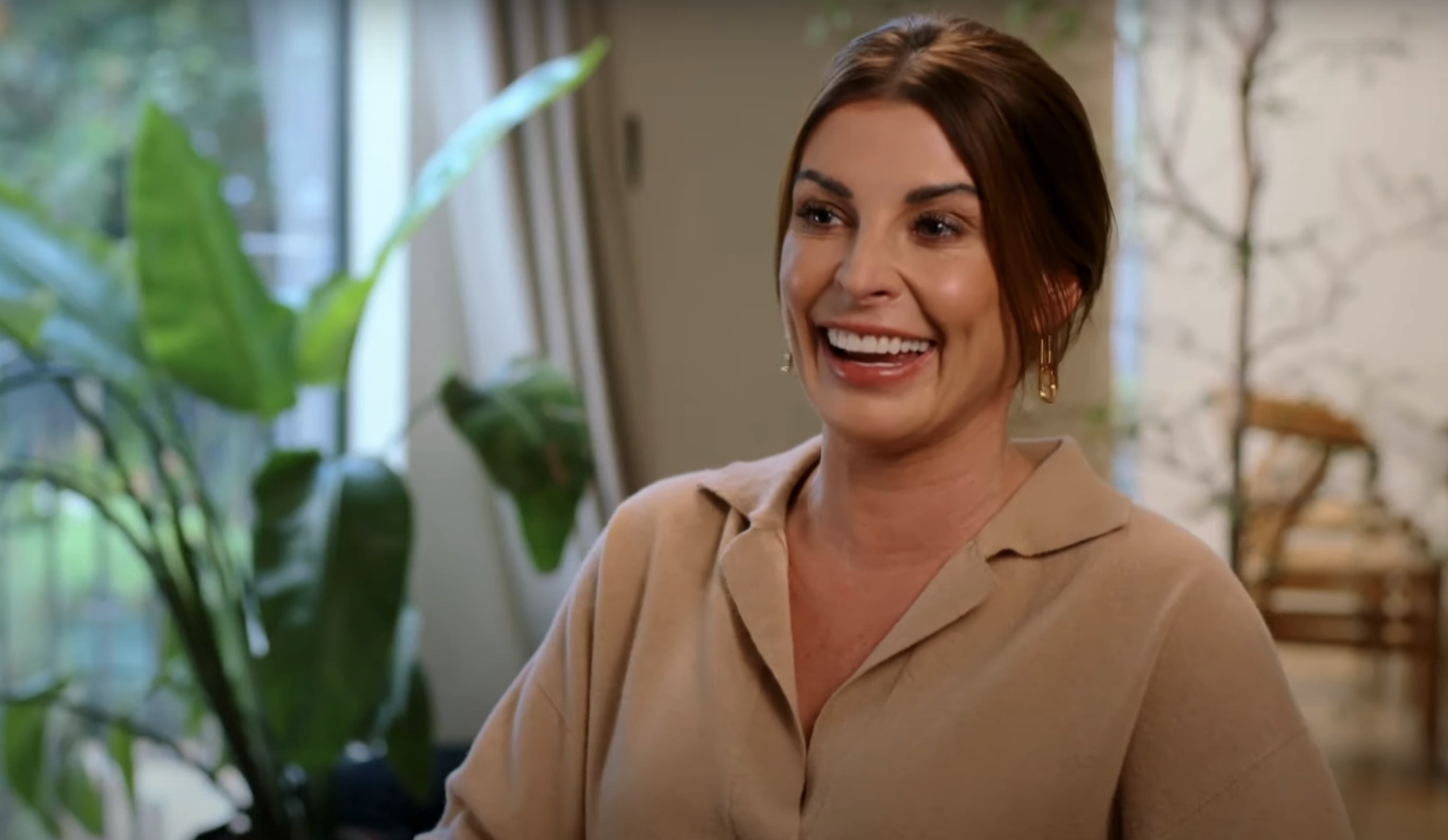 Coleen Rooney during her pre-show interview with ITV