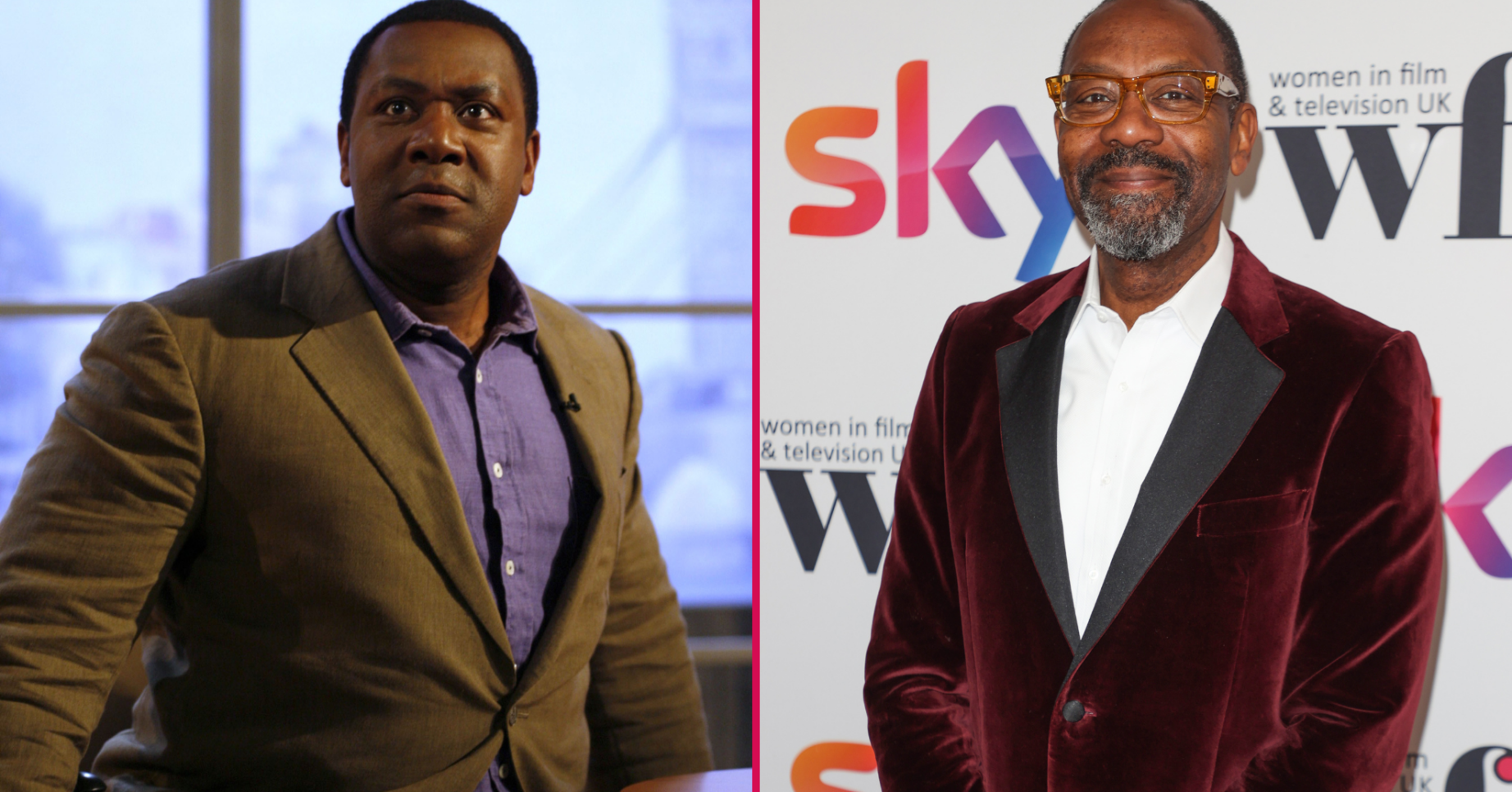 Lenny Henry looking bigger and smaller