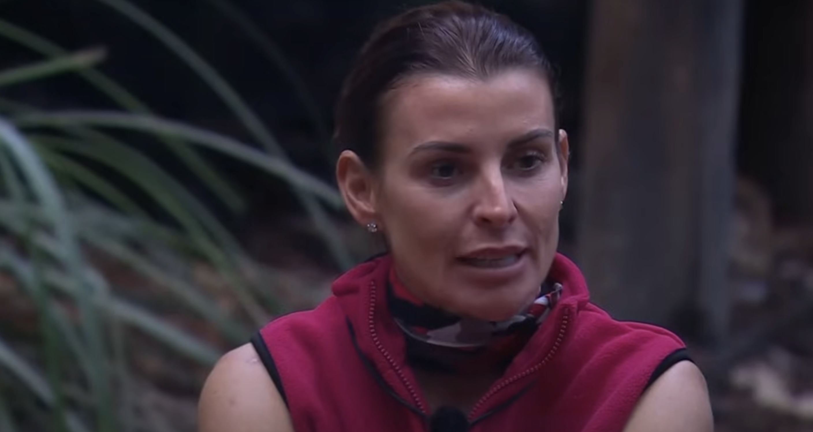 Coleen Rooney in I'm A Celebrity camp