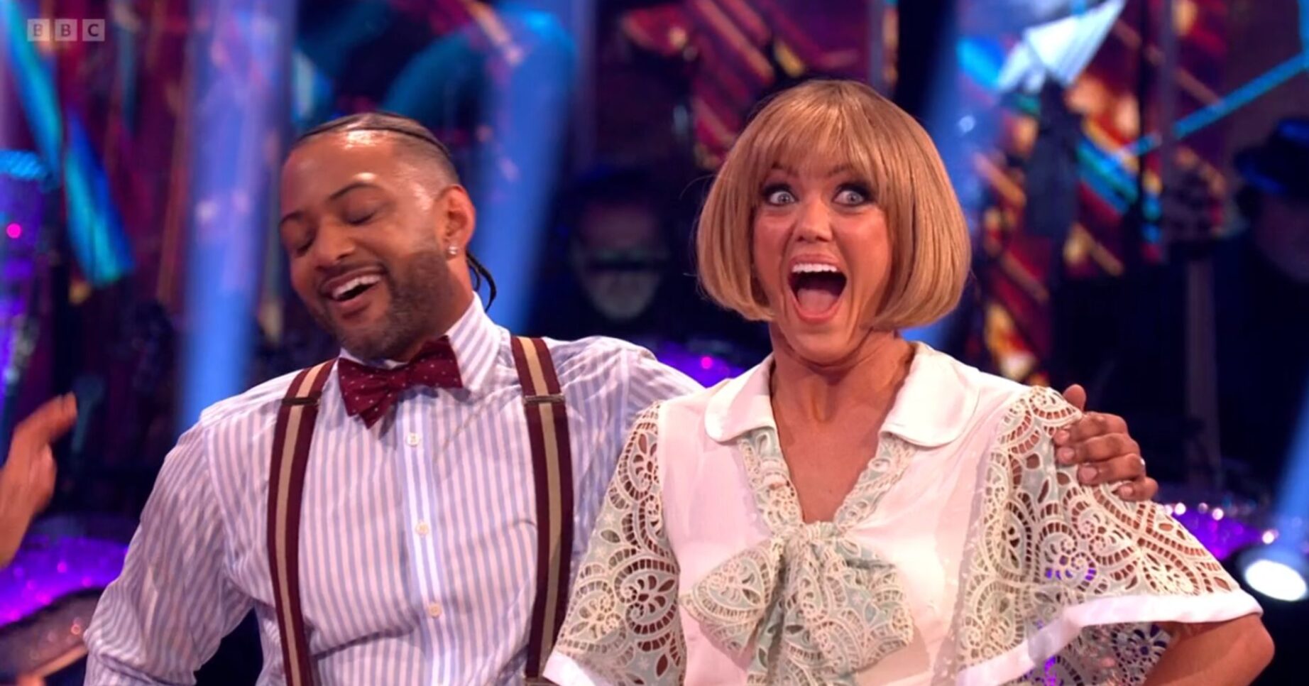 JB and Lauren on Strictly