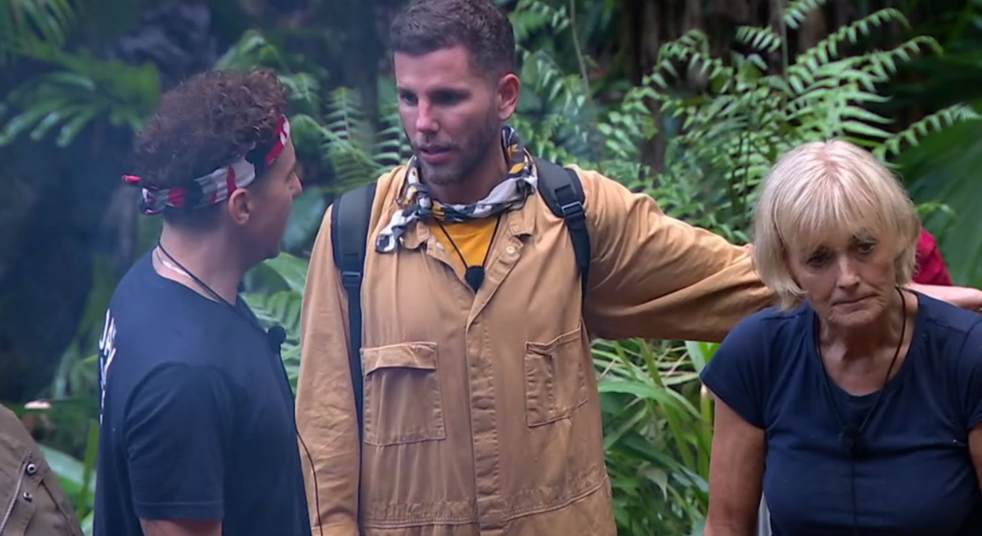 Dean on I'm A Celeb