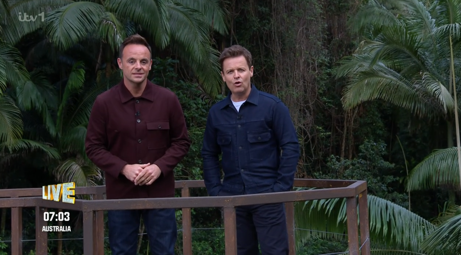 Ant and Dec are loving the tension escalating! (Credit: ITV)